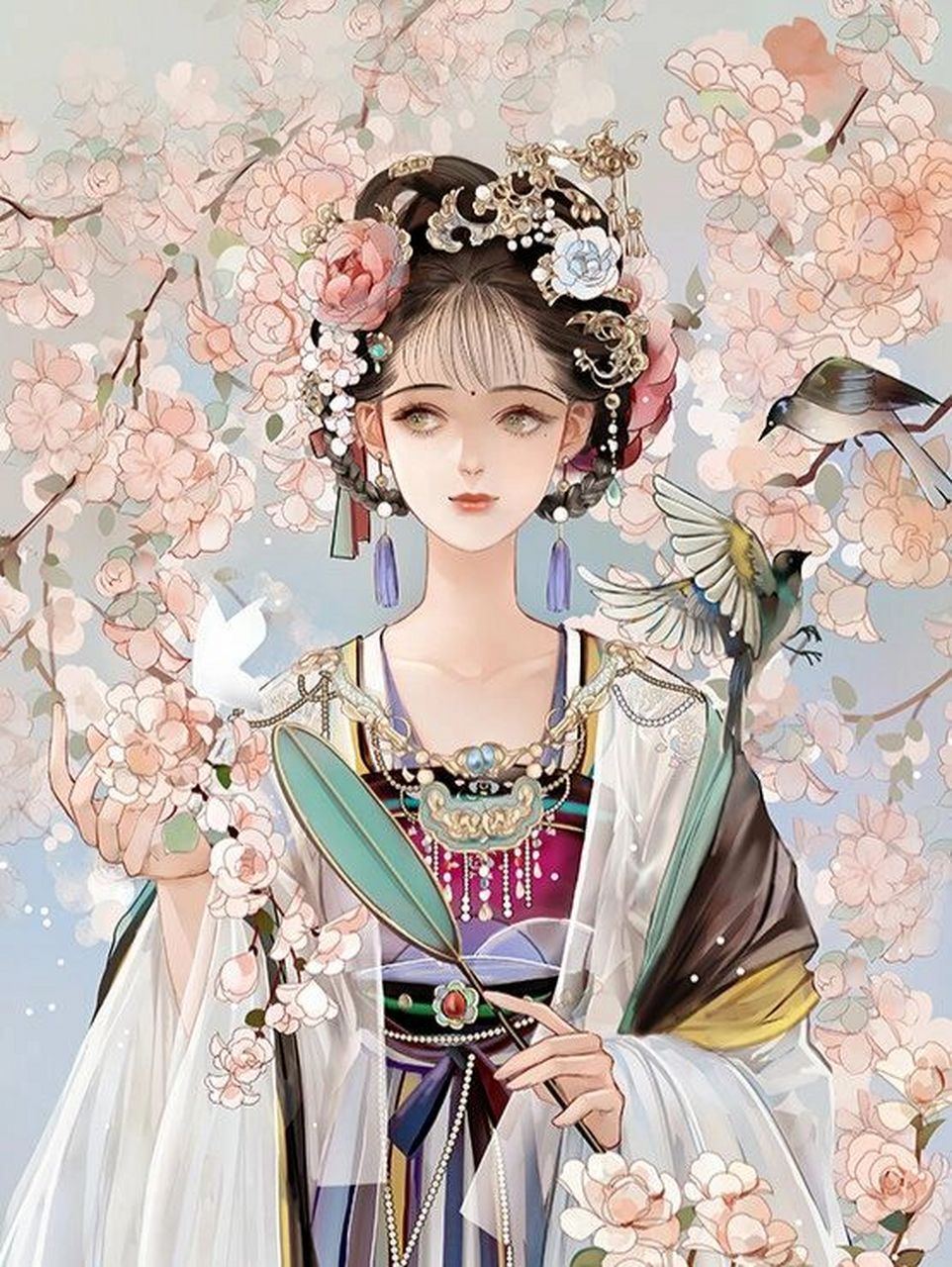 素材积累 | 描写古代女子服饰打扮片段(3) 1.