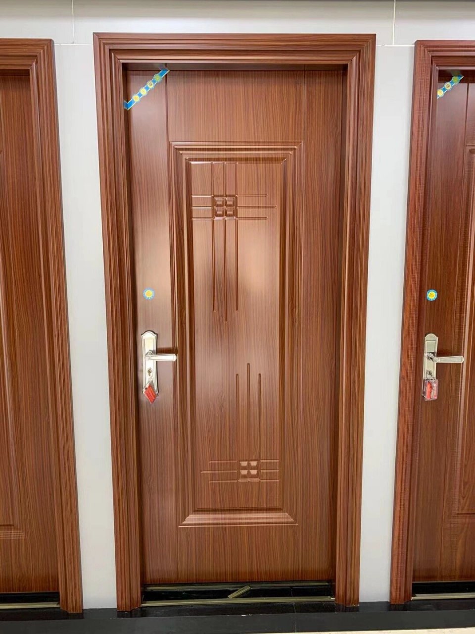 锌合金房门 新款中式丝印雕刻锌合金房间门到货 价格超实惠 取代老款