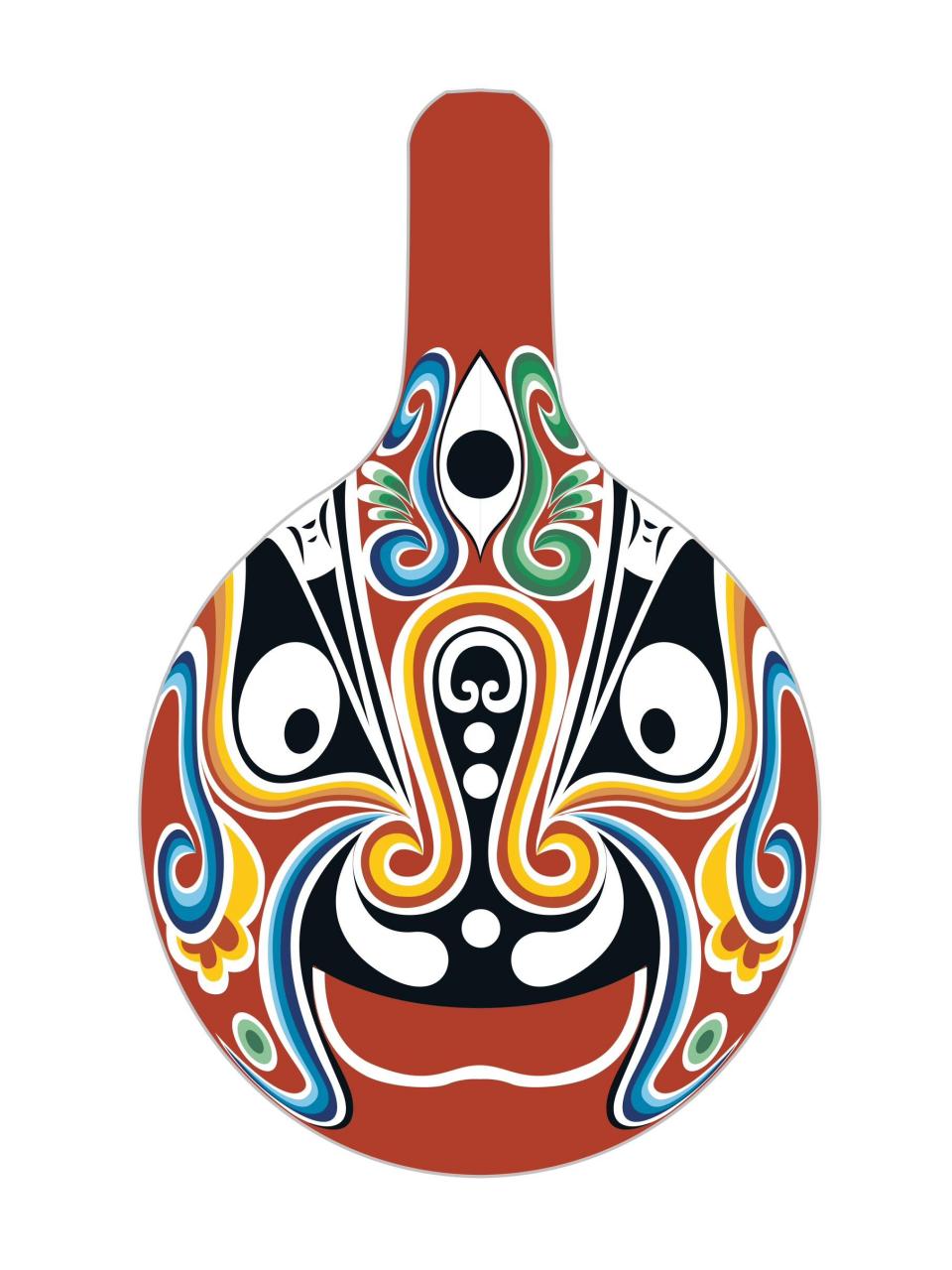 马勺脸谱# #马勺装饰画# #素材分享# #中国传统文化# #弘扬中国传统