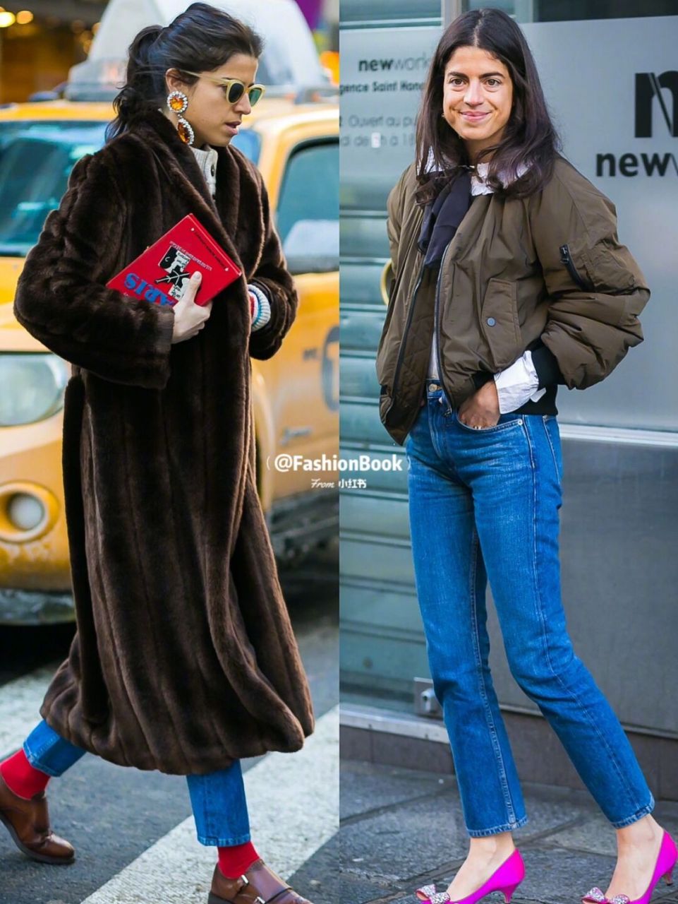 时尚博主莉安德拉61梅丁 (leandra medine) 街拍穿 搭合辑,风格舒服