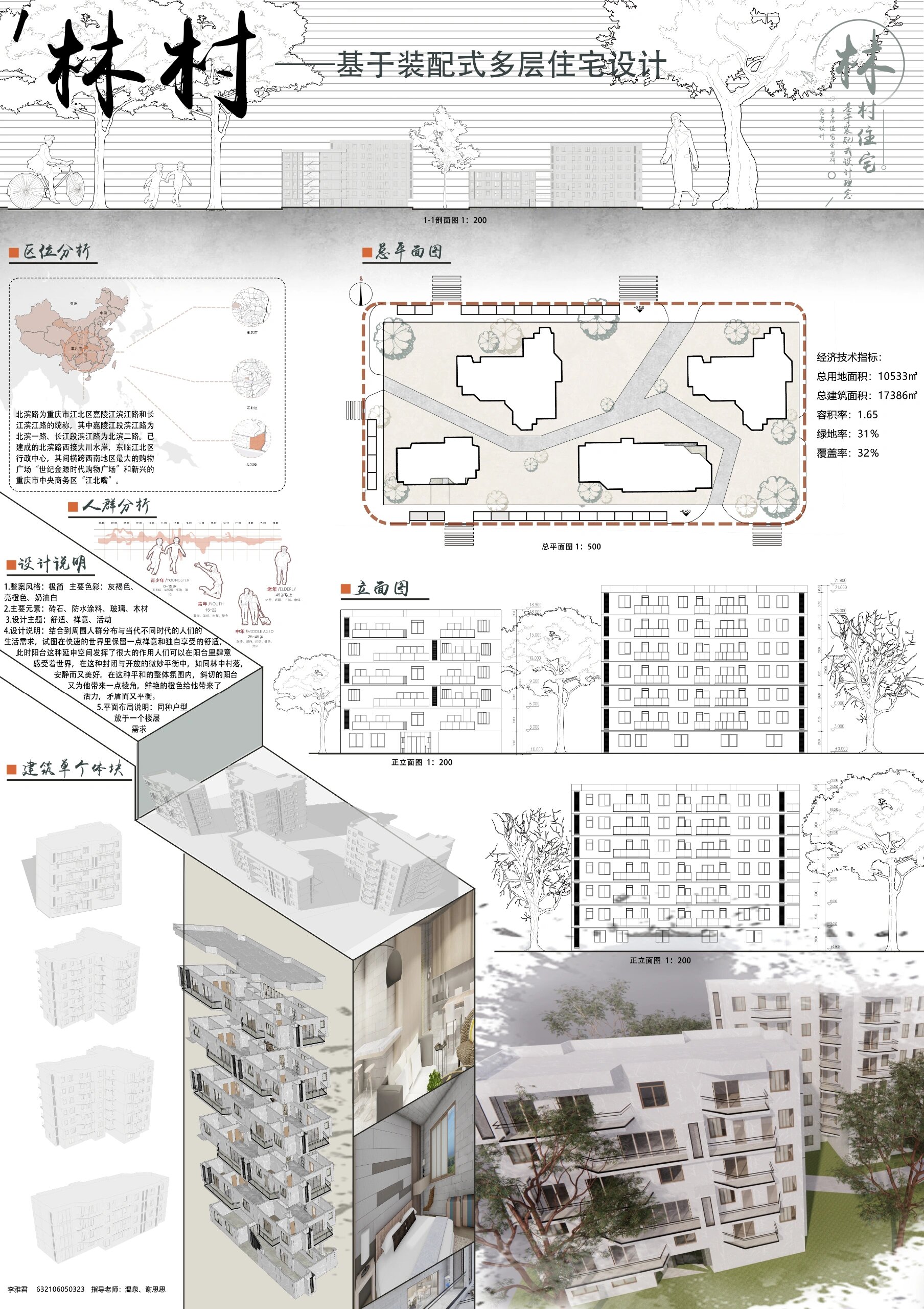 多层住宅建筑设计图纸