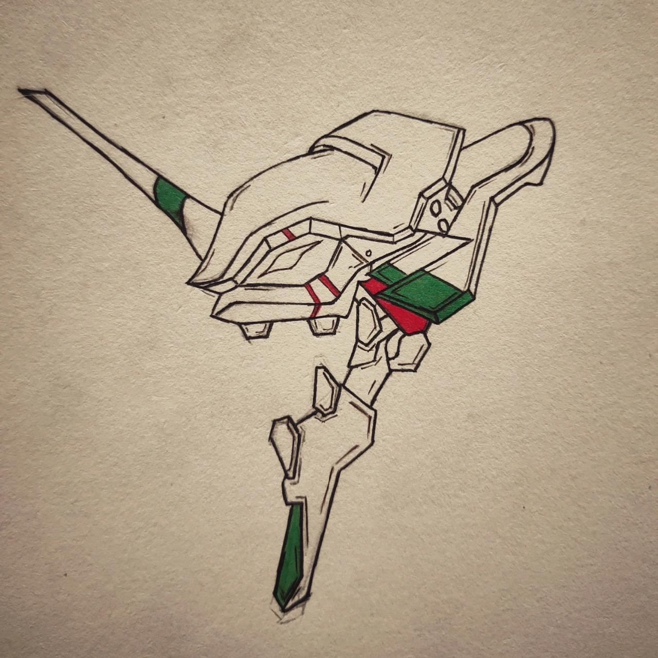 手绘【初号机】 手绘【初号机】