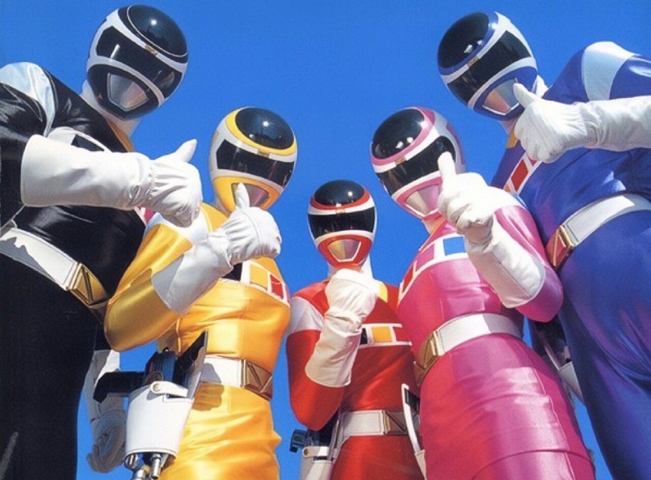 手头上一些关于超级战队的高清合影图片