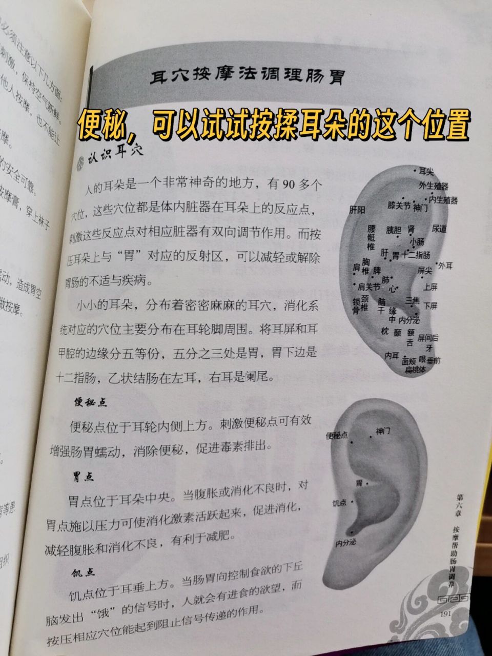 如果便秘,可以按揉耳朵的这个位置 图认识耳穴 人的耳朵是一个非常