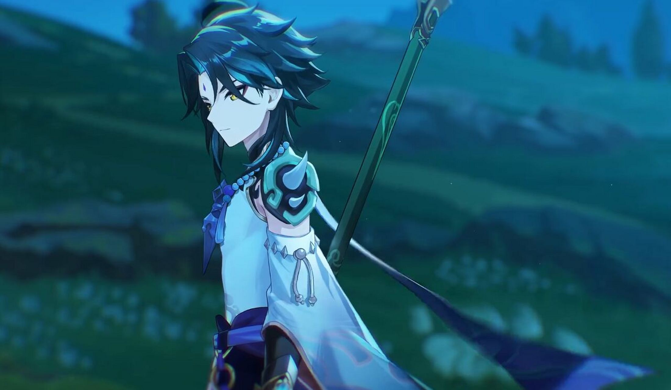 原神 魈pv诸苦无隙 美图分享 隐秘而伟大 降魔大圣02 护法夜叉 魈!