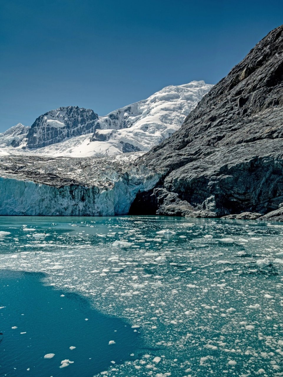 冰川,冰山,倒影.