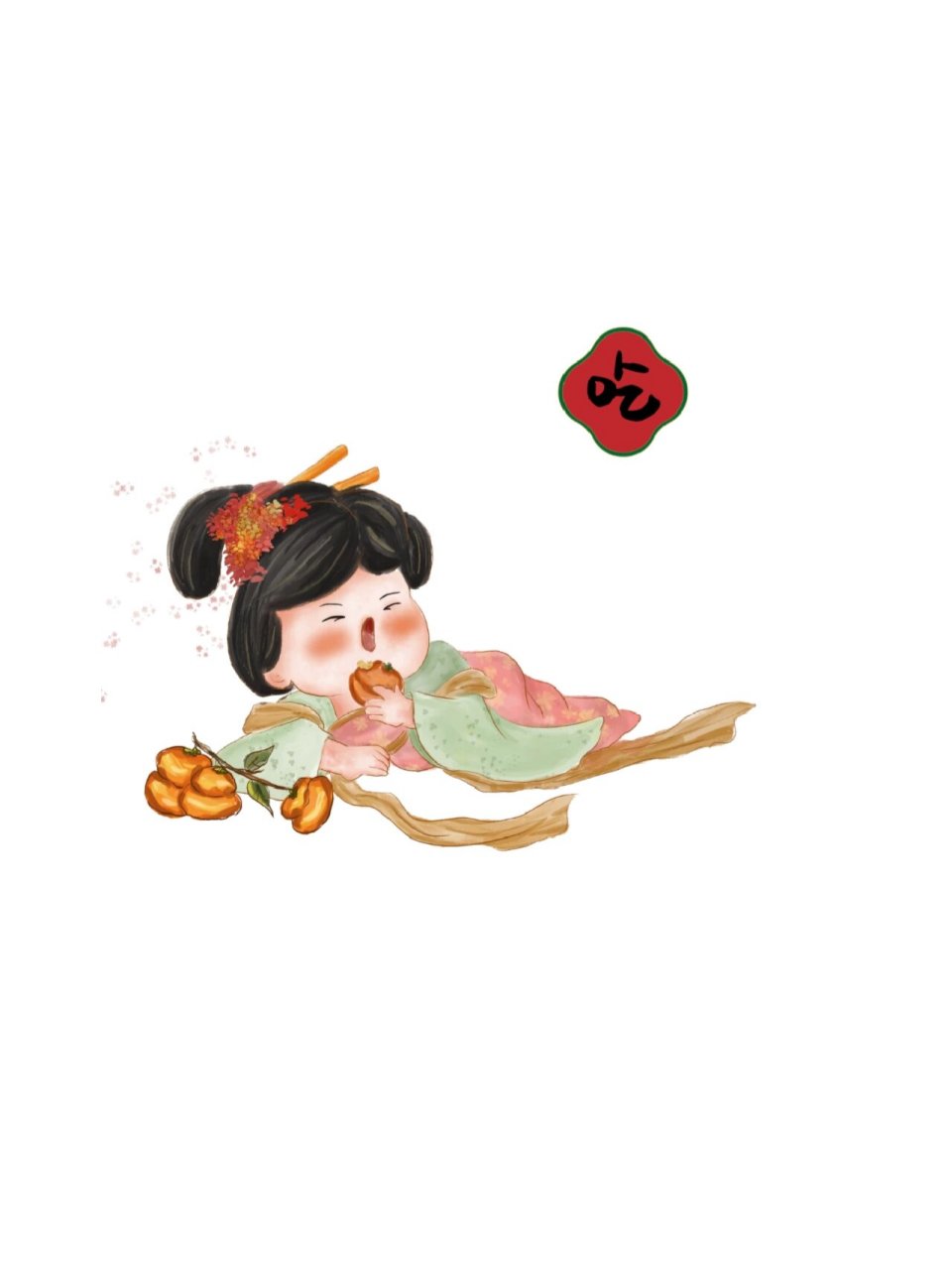 国潮风|《唐宫夜宴》唐朝q萌版小姐姐  	 宝子们一定看过唐宫夜宴吧