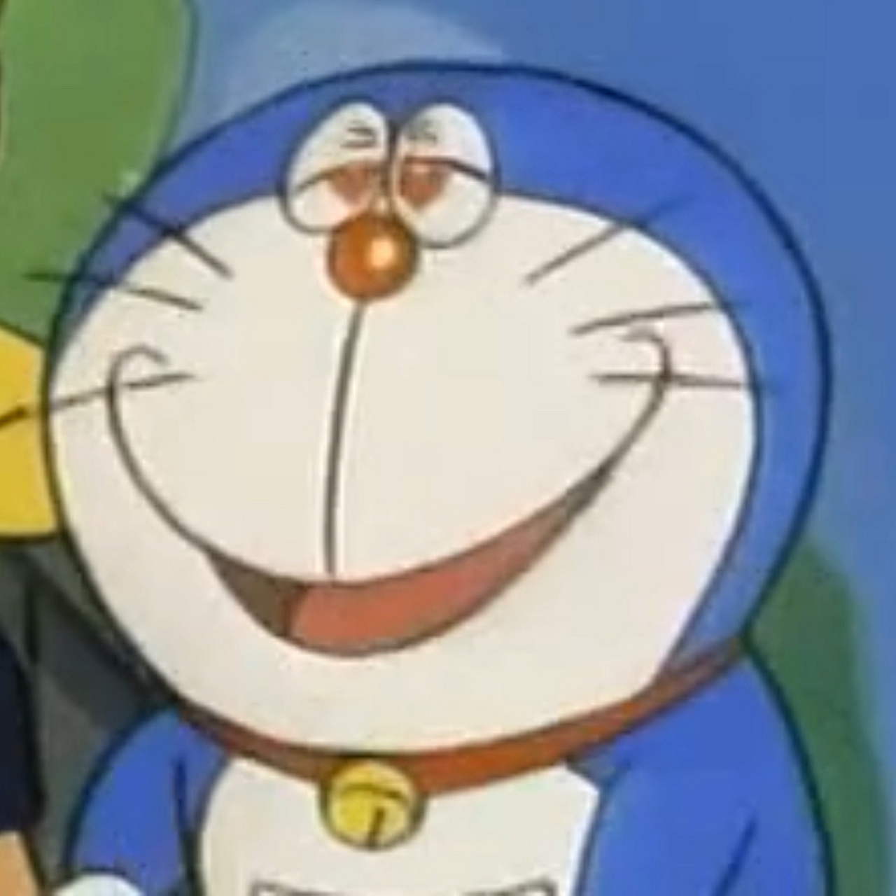 猥琐的蓝胖子-多啦a梦表情包 截自大山版