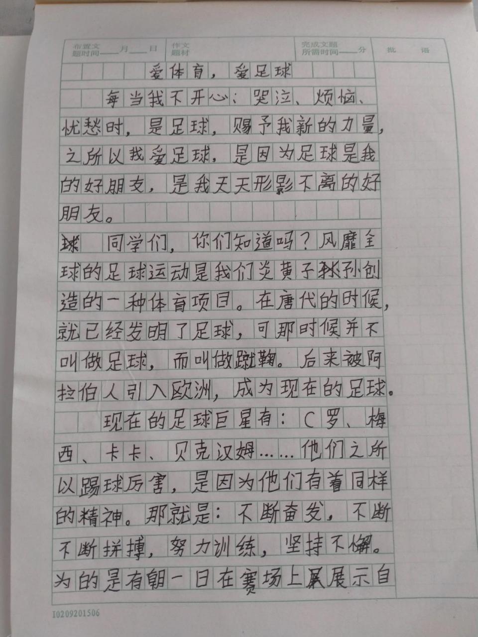 爱体育,爱足球的征文 爱体育,爱足球的征文