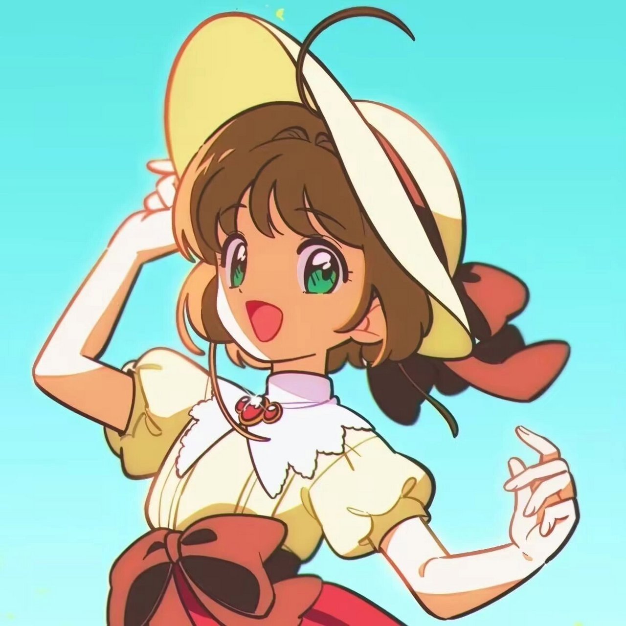 闺蜜头像:记录小樱的笑颜 魔卡少女樱 画师:001_31