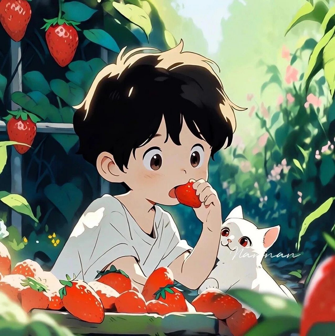 动漫卡通头像,男女通用 94清新可爱,自然个性的情侣头像