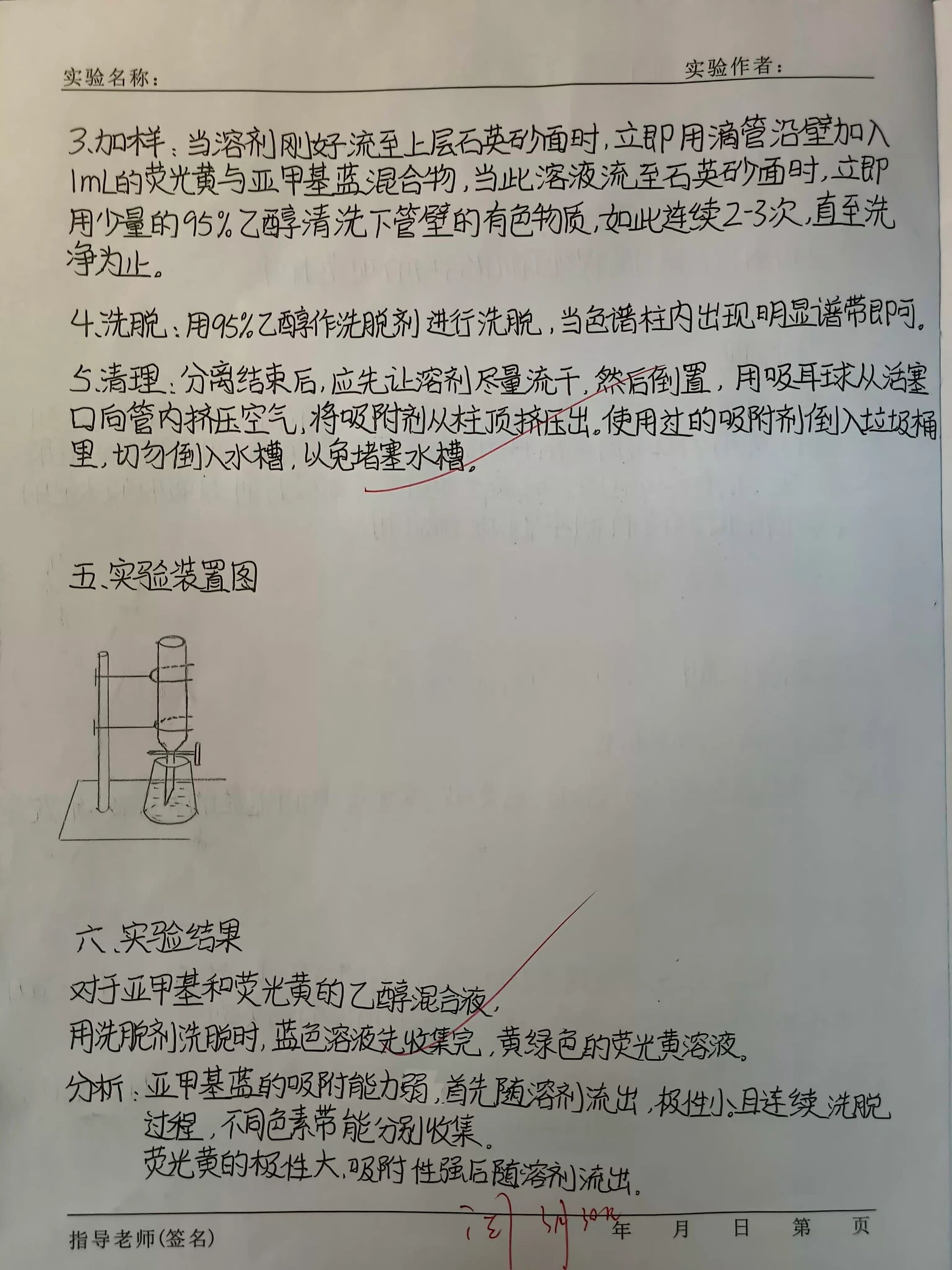 凝胶色谱法实验步骤图片