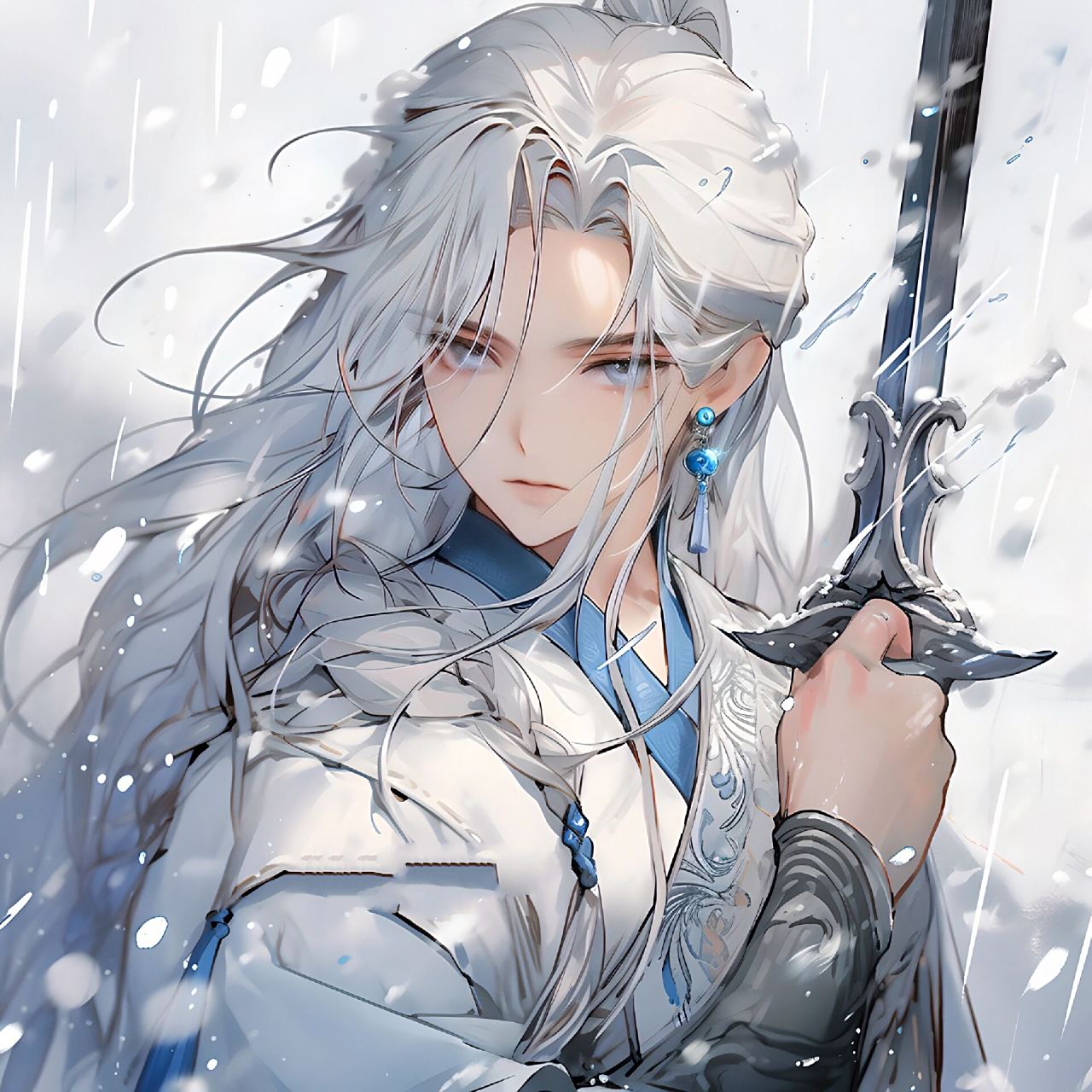 执剑小哥哥,帅!|古风男生头像