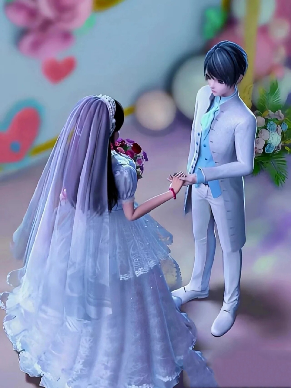 王默和水王子结婚头像,美