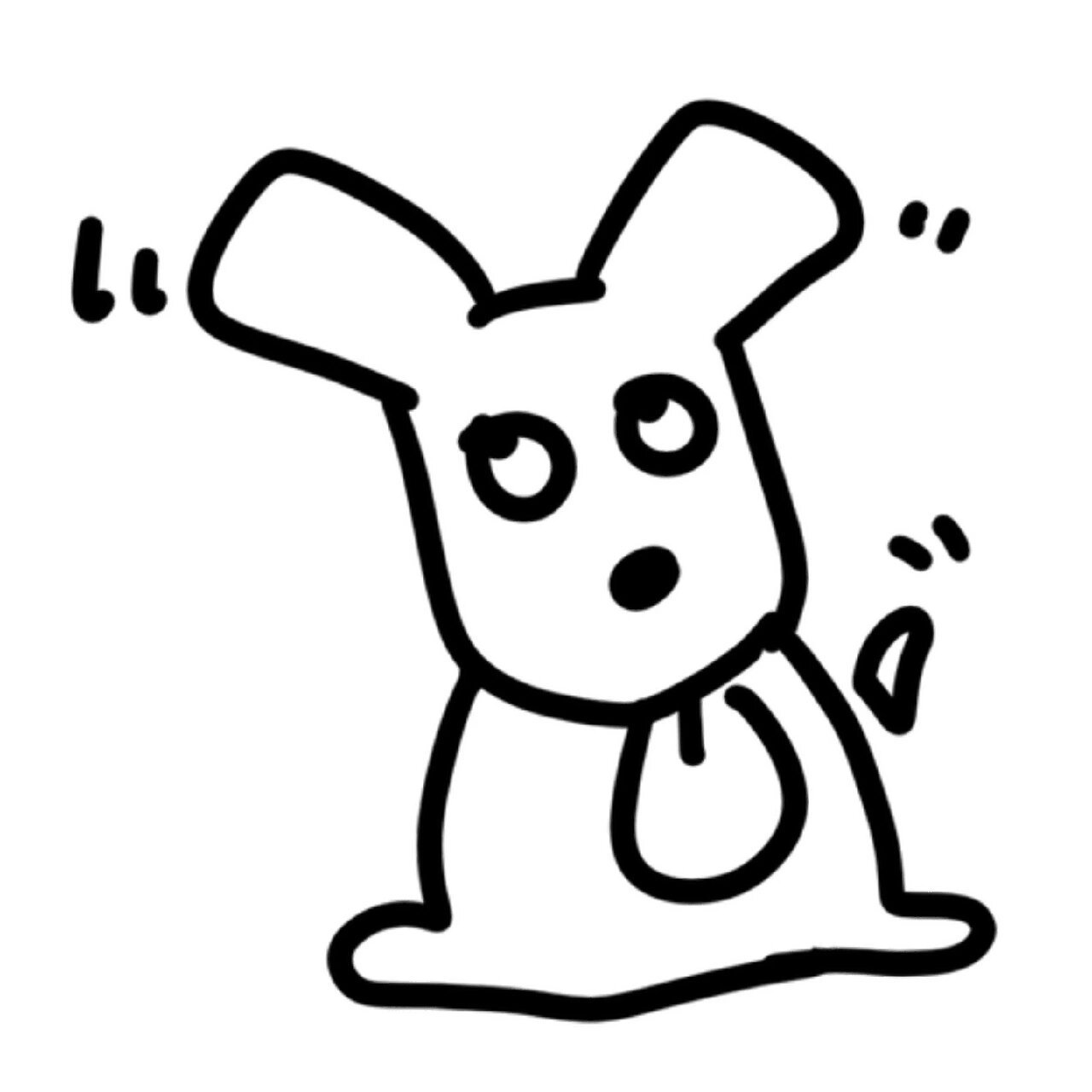 每天画一种小动物|腊肠狗 好想拥有一只腊肠狗哦 	 ps:原创可授权