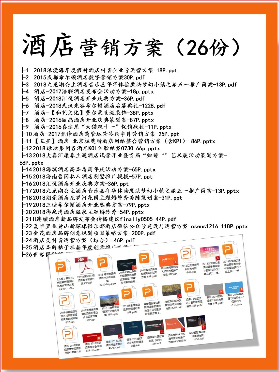 酒店营销方案(26份)
