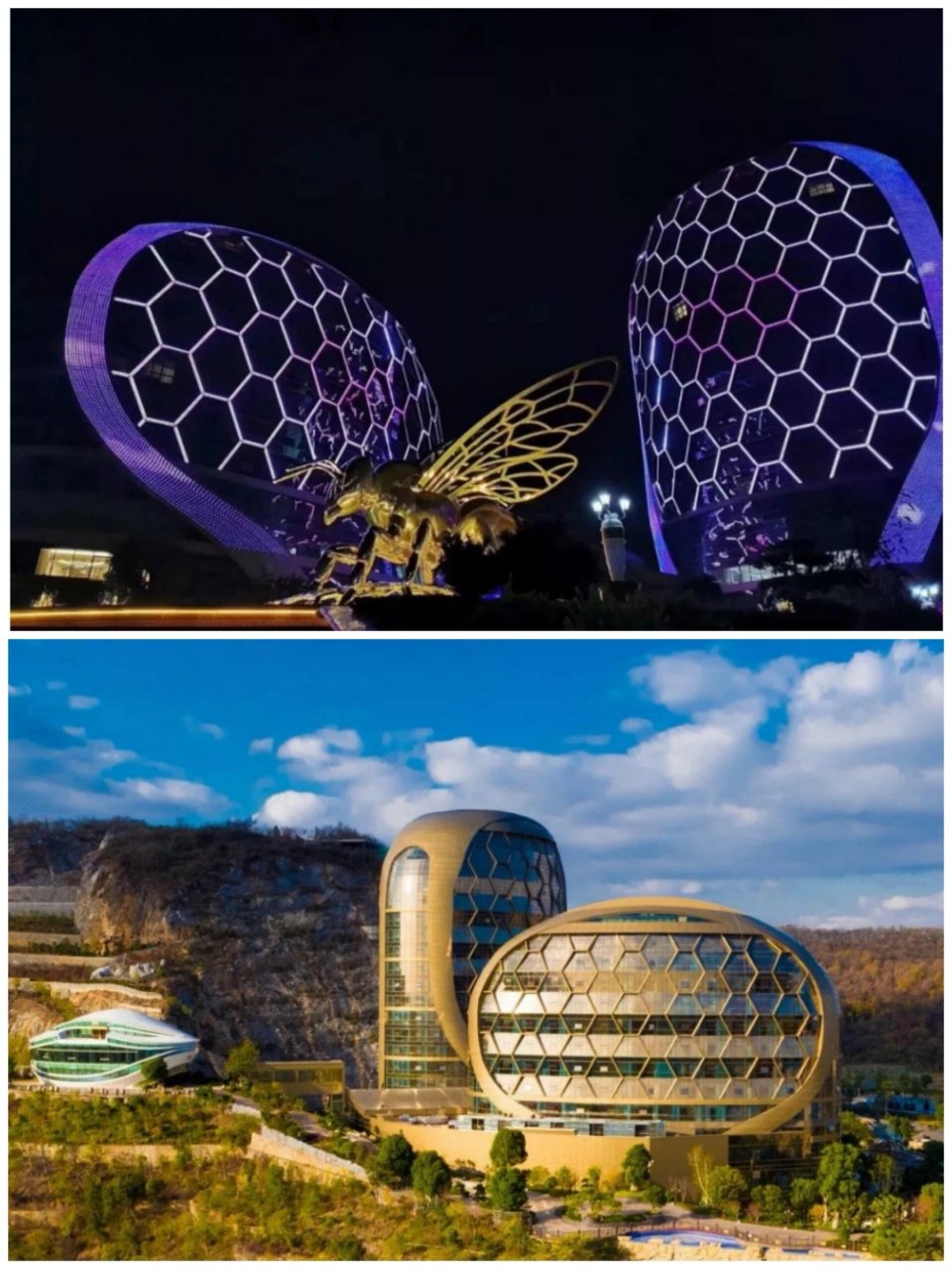 临崖而建的南京蜂巢酒店,网红亲子打卡地 耗资30亿的超级网红亲子酒店