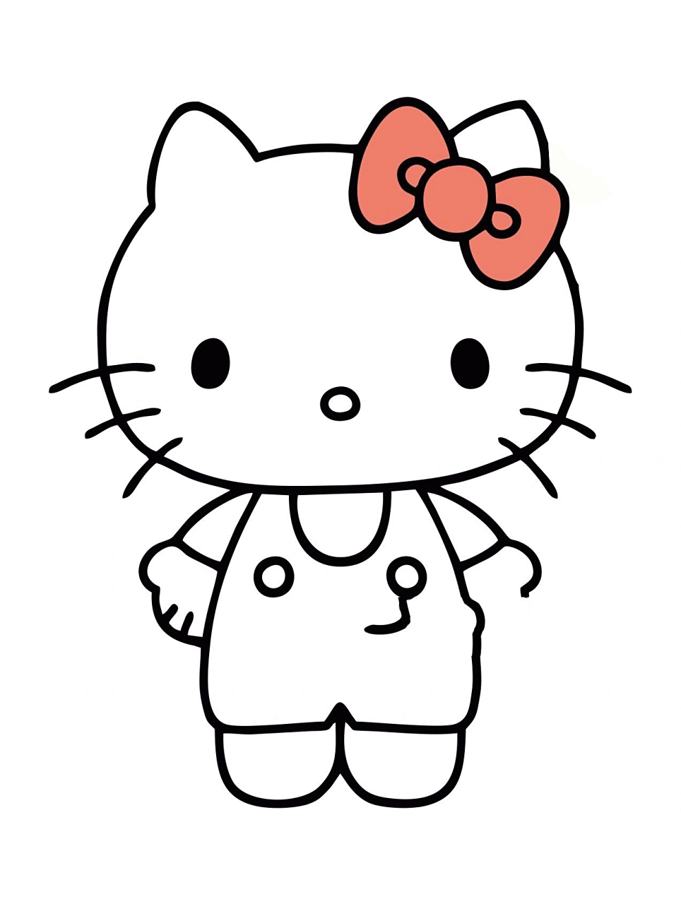 简笔画|hellokitty 凯蒂猫 一组93爱的hellokitty猫93|凯蒂猫简笔