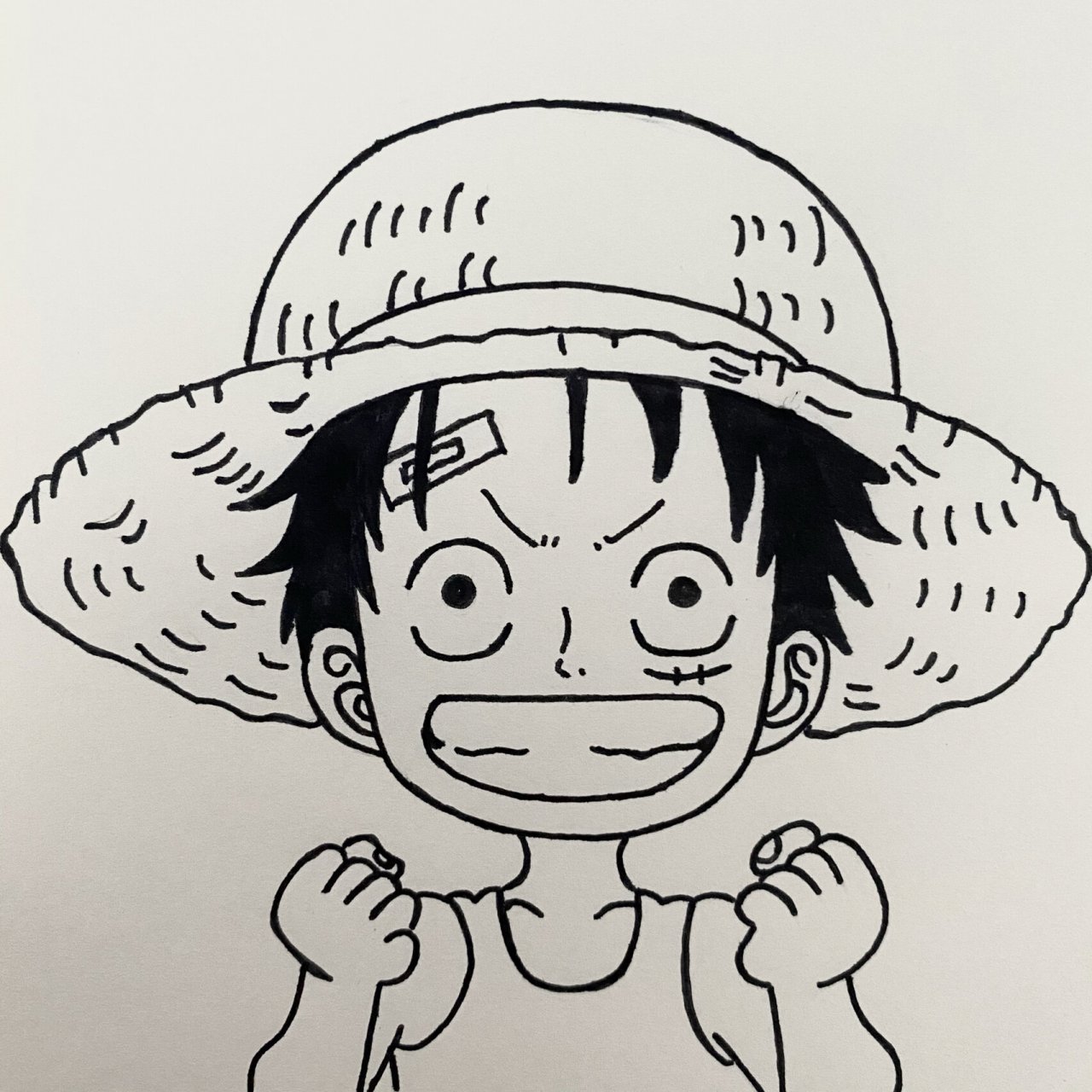 简笔画||海贼王～路飞92697615 "我是要成为海贼王的男人"