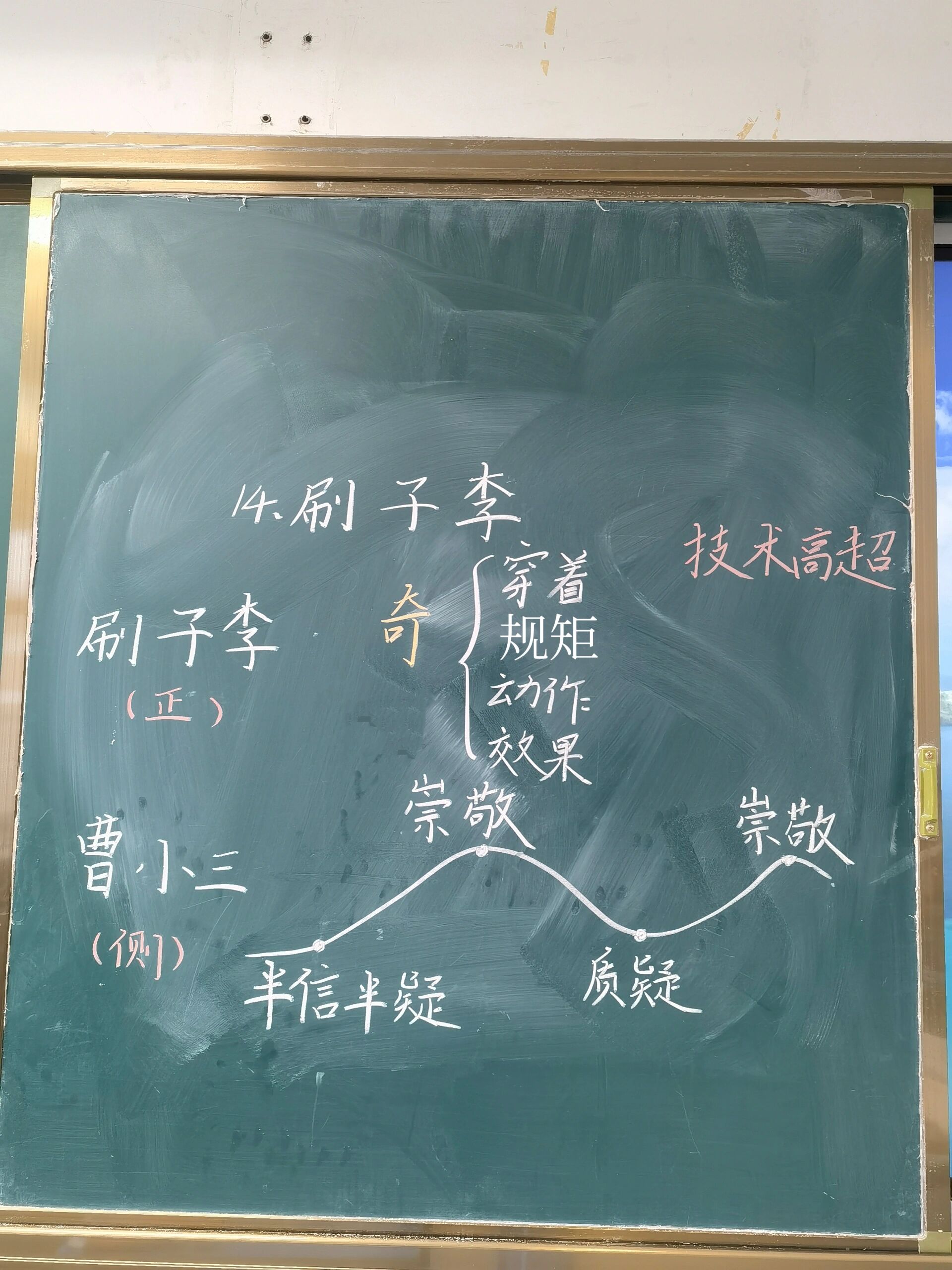 五下|《刷子李》板书,教学设计