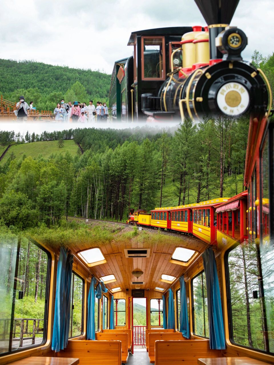 快来get呼伦贝尔旅游必打卡景点—莫尔道嘎  童话森林小火车06 原始