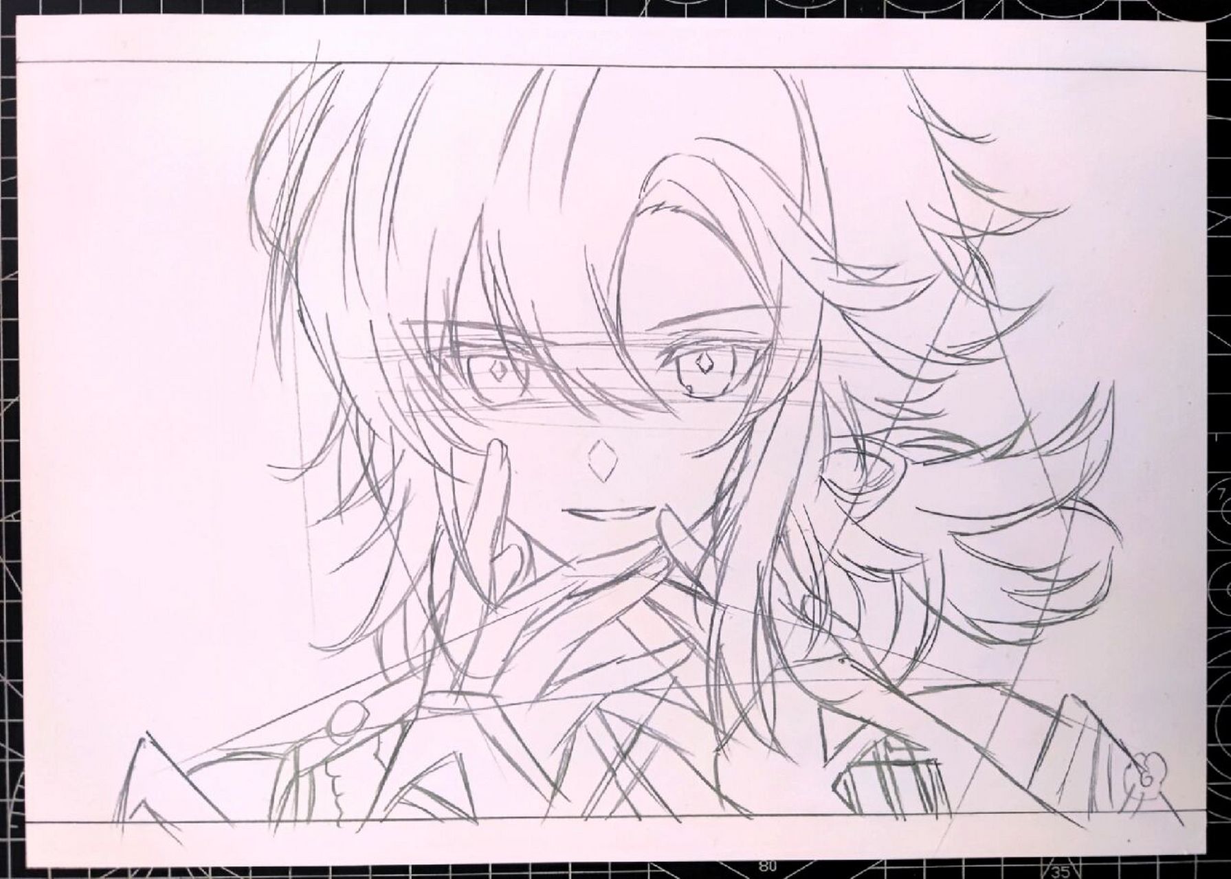 名侦探登场 #鹿野院平藏# #临摹