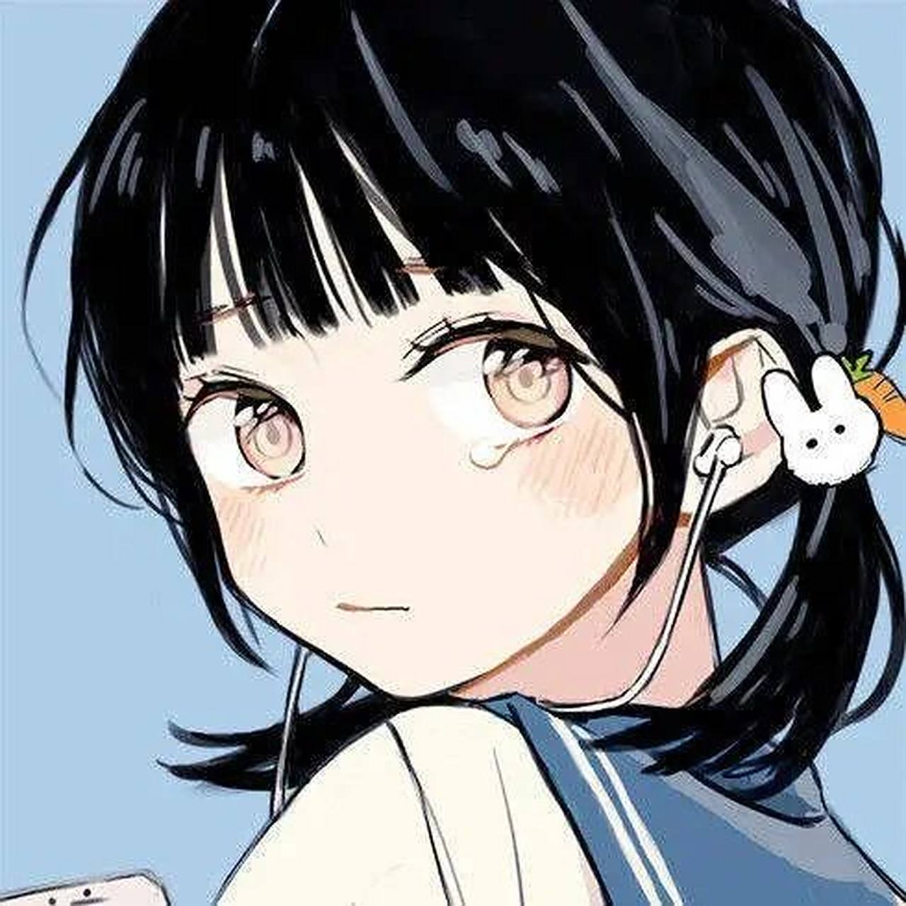 委屈悲伤的动漫头像 女生头像