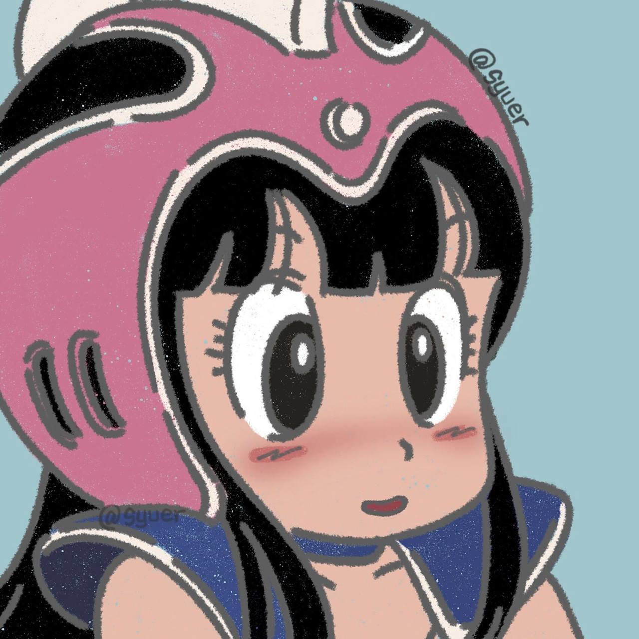 情侣头像|七龙珠 琪琪悟空 又画了一组超甜可爱cp 转载请注明|只可