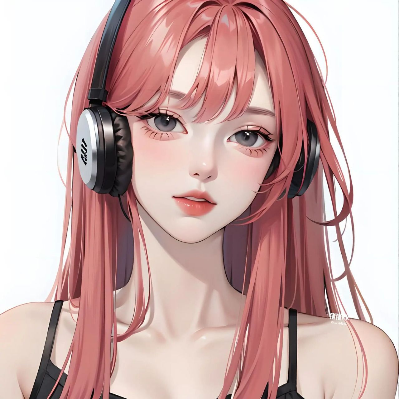 电竞少女|红发耳机95 前面有粉毛版本～大家可以翻一下