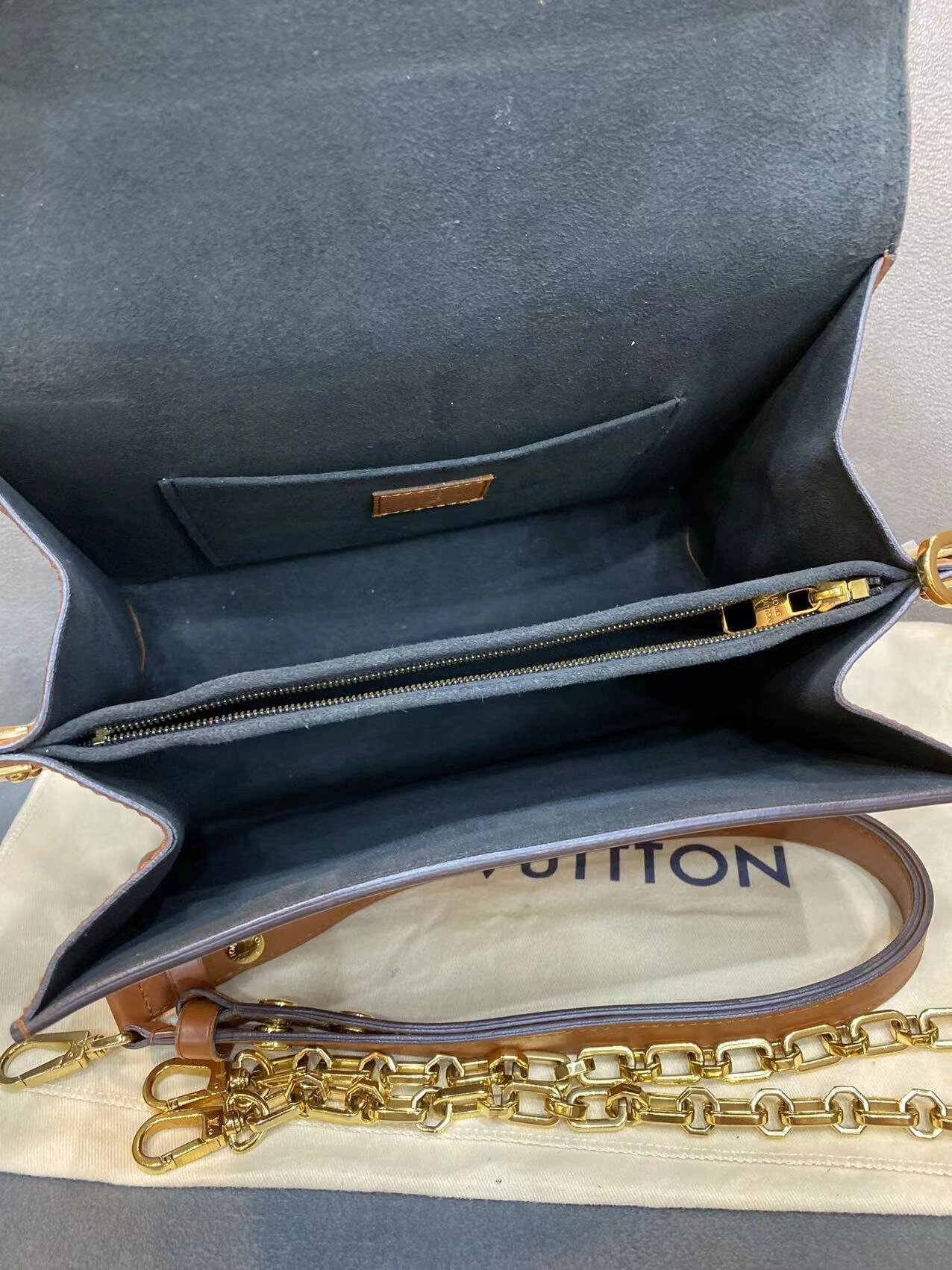 lv路易威登中号达芙妮链条包 lv路易威登中号达芙妮dauphine,全皮77