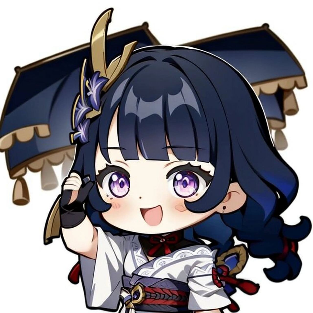 原神q版头像35:雷电将军 #雷电将军# #原神雷电将军# #我是雷电将军的