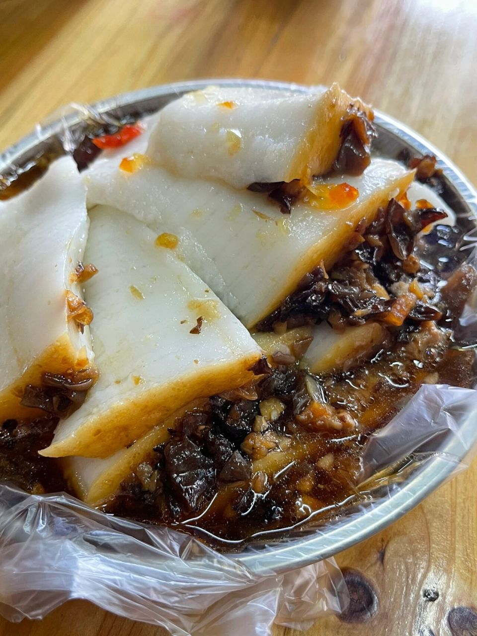 广西钦州水糕籺 一家生意好到 刚摆好摊就差不多收摊的早餐店.