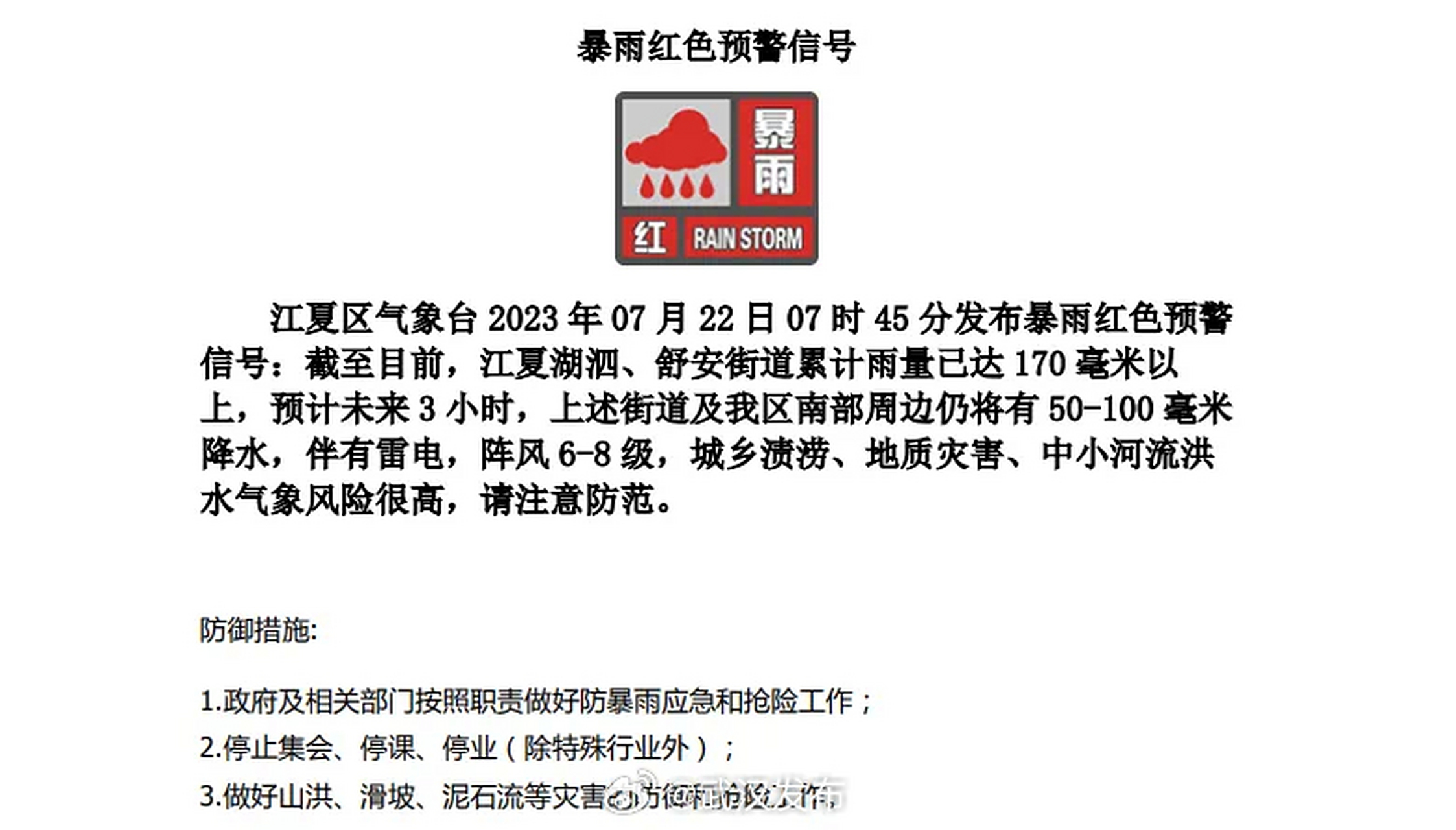 湖北省江夏区天气预报