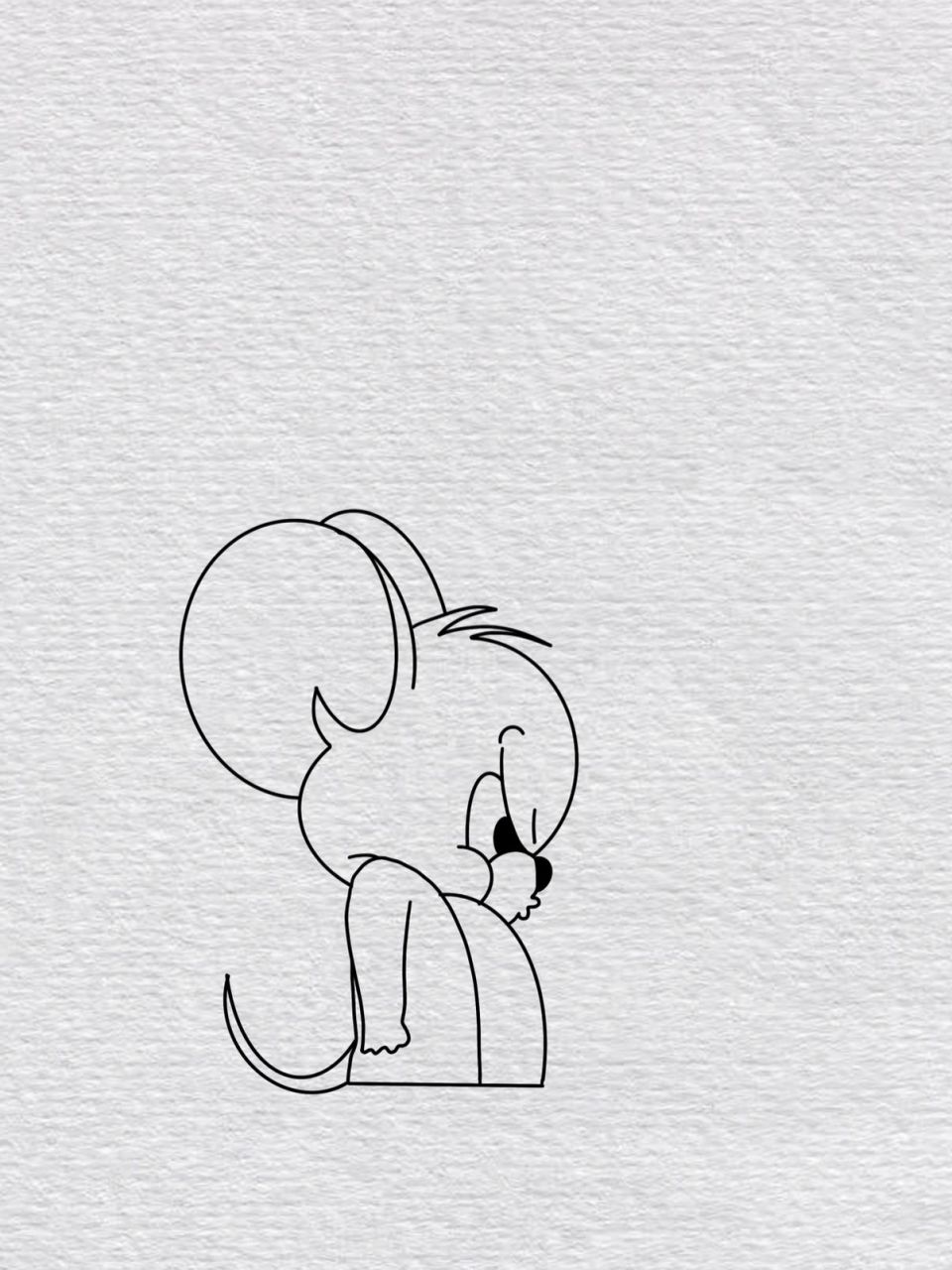 汤姆猫和杰瑞老鼠简笔画教程