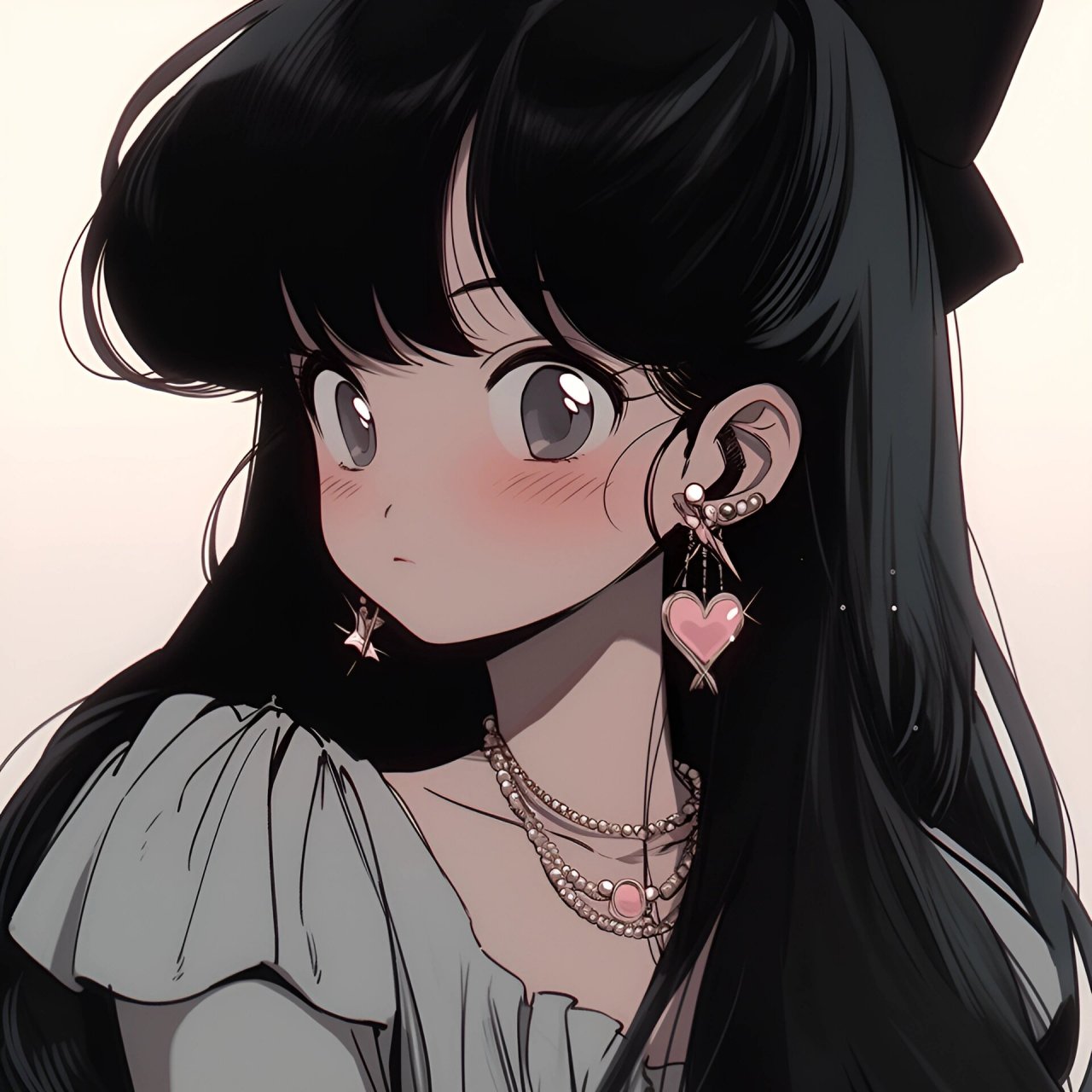 复古少女头像 #女生头像# #旧漫头像# #midjourney# #少女头像# #微信