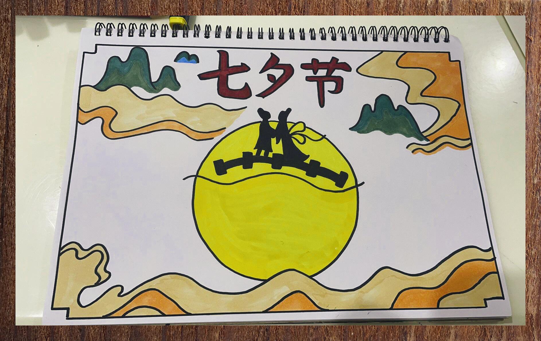 七夕佳节手抄报创意集