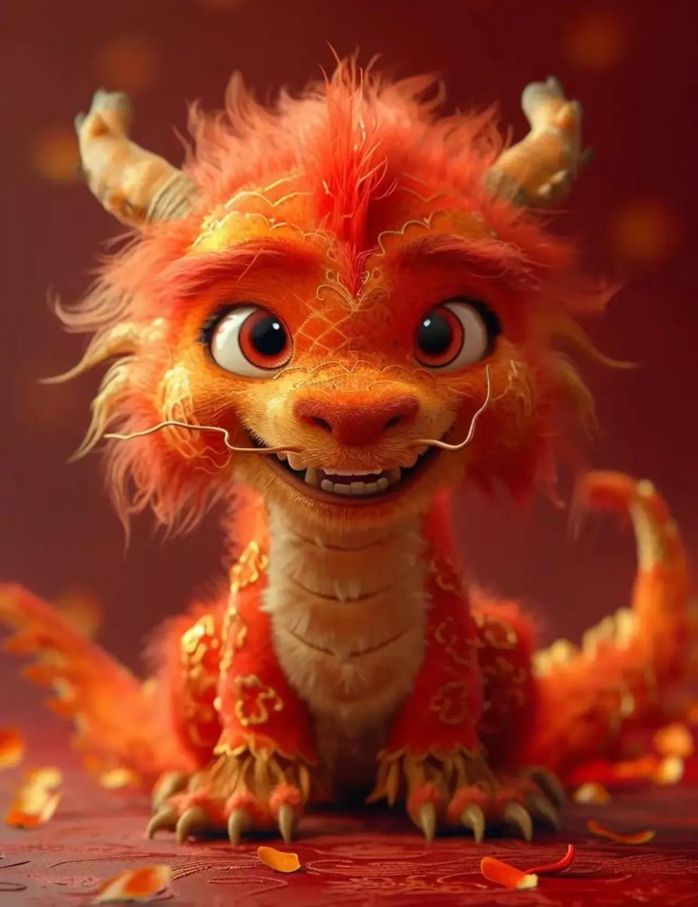 龙年好看壁纸 神兽麒麟壁纸 龙年招财屏保 你该换壁纸系列 好看图片