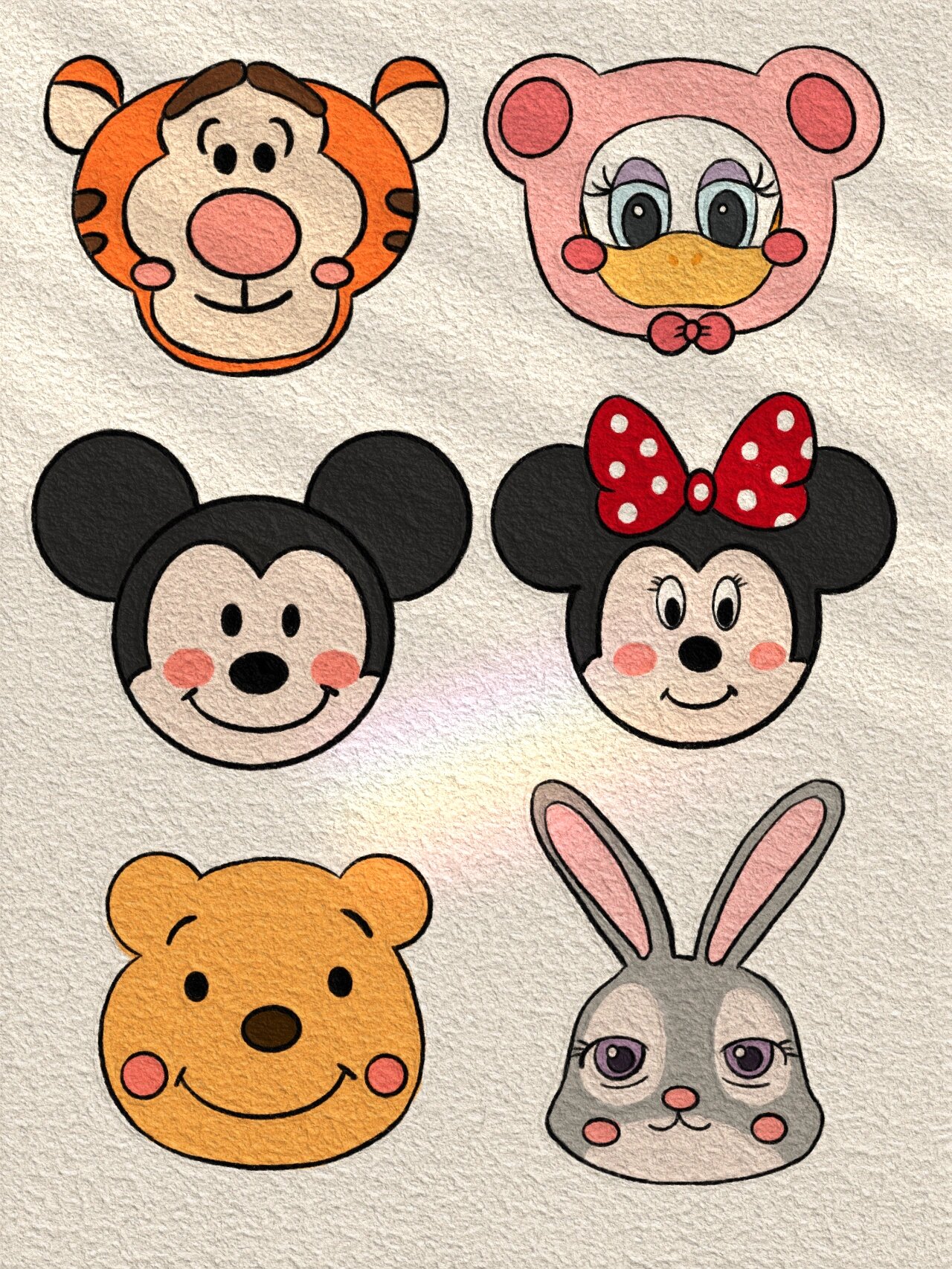 简笔画|迪士尼第二弹来啦🌈🌈超可爱