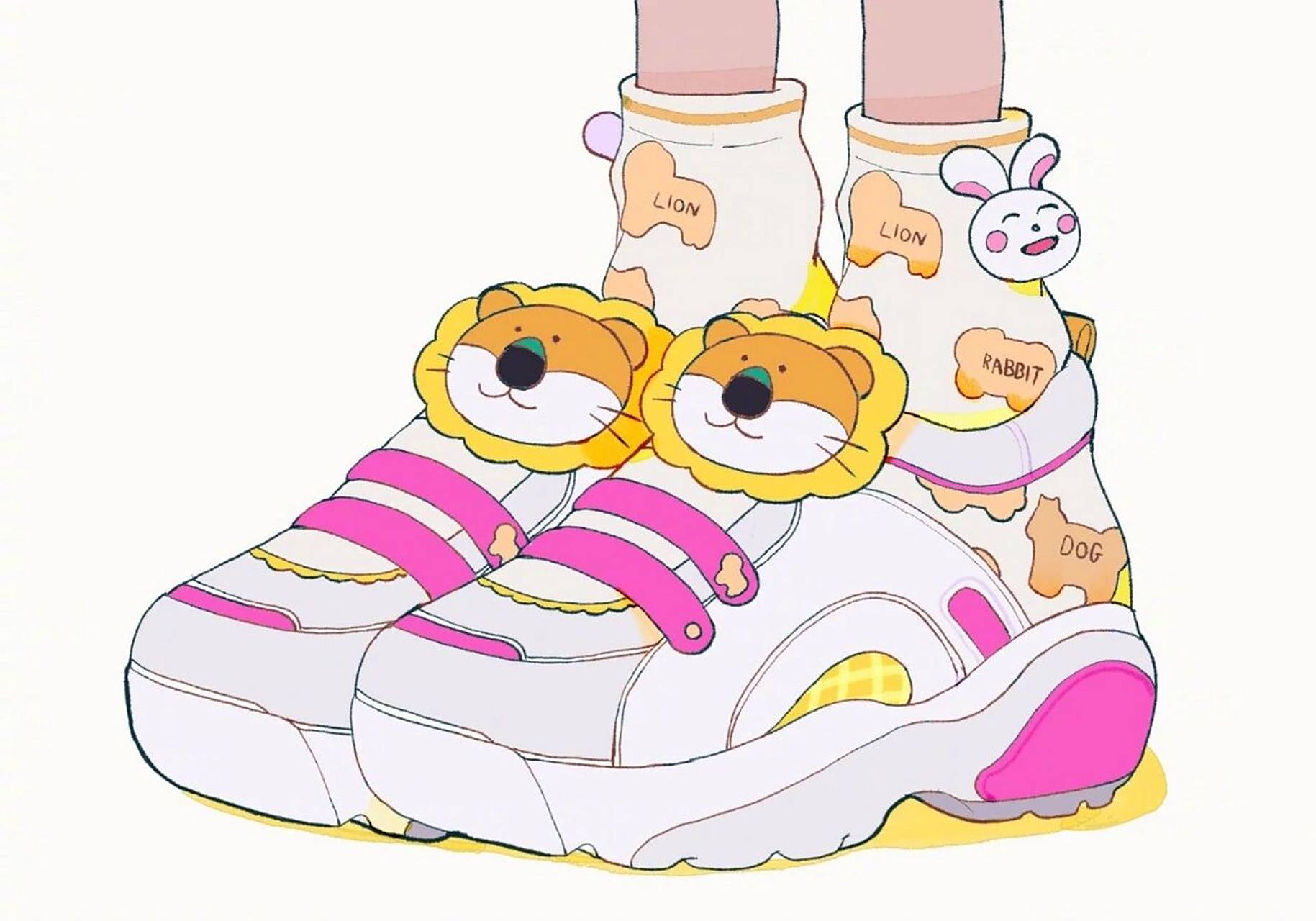 动漫手绘运动鞋画法素材