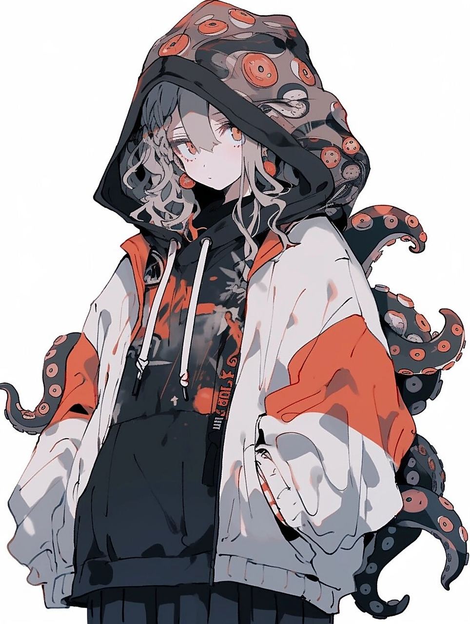 ai|一些章鱼拟人的壁纸 和今天发的人设一个系列的～喜欢可以存图