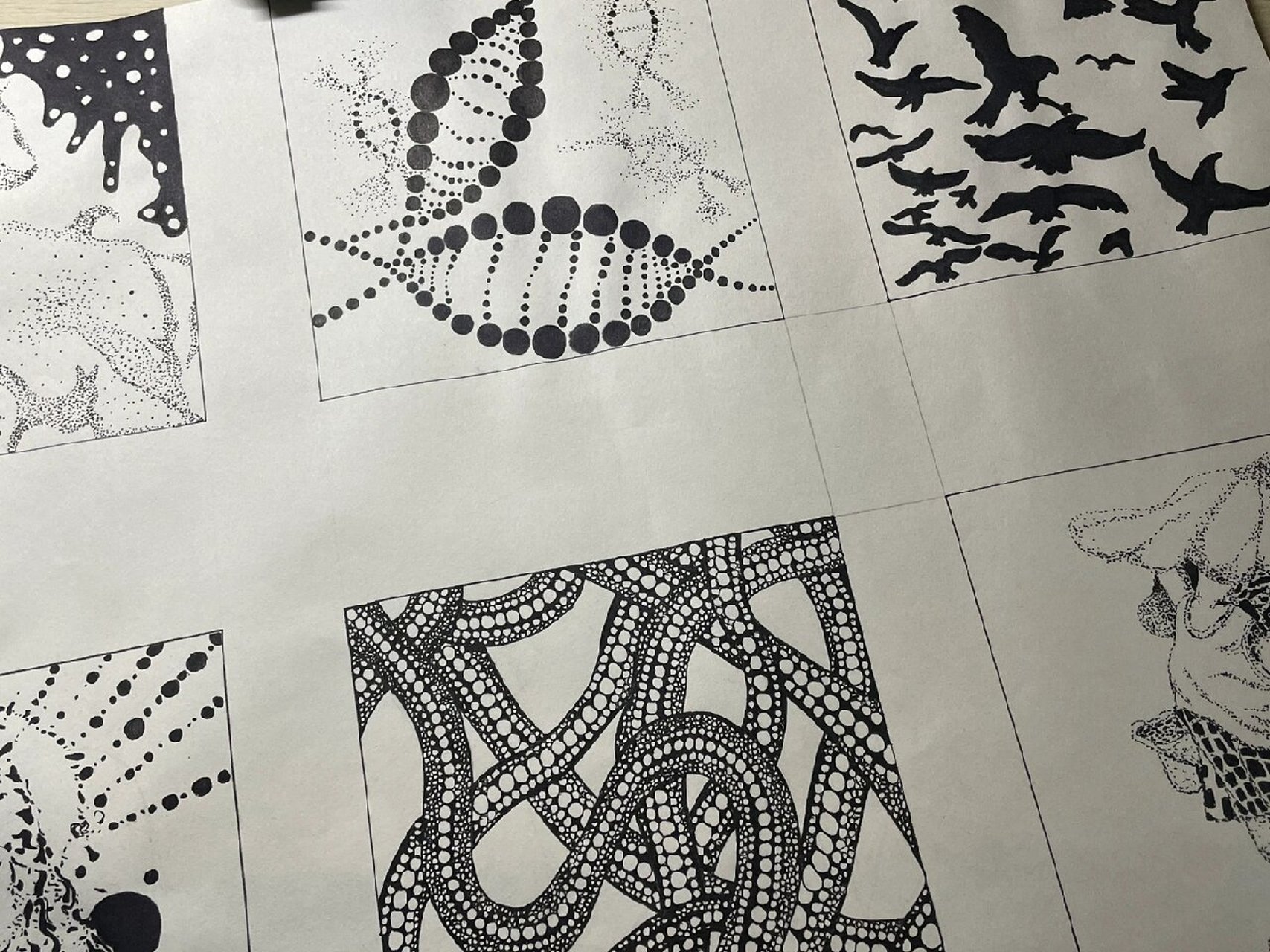 设计构成作业——点构成