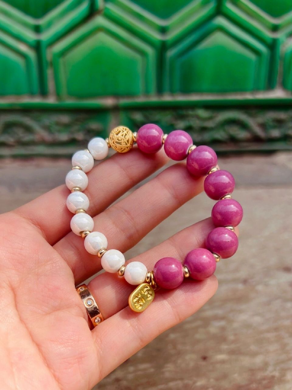 雍和宫手串新款大圆满 美到我的心巴了 	 年轻人,在上班和上进之间