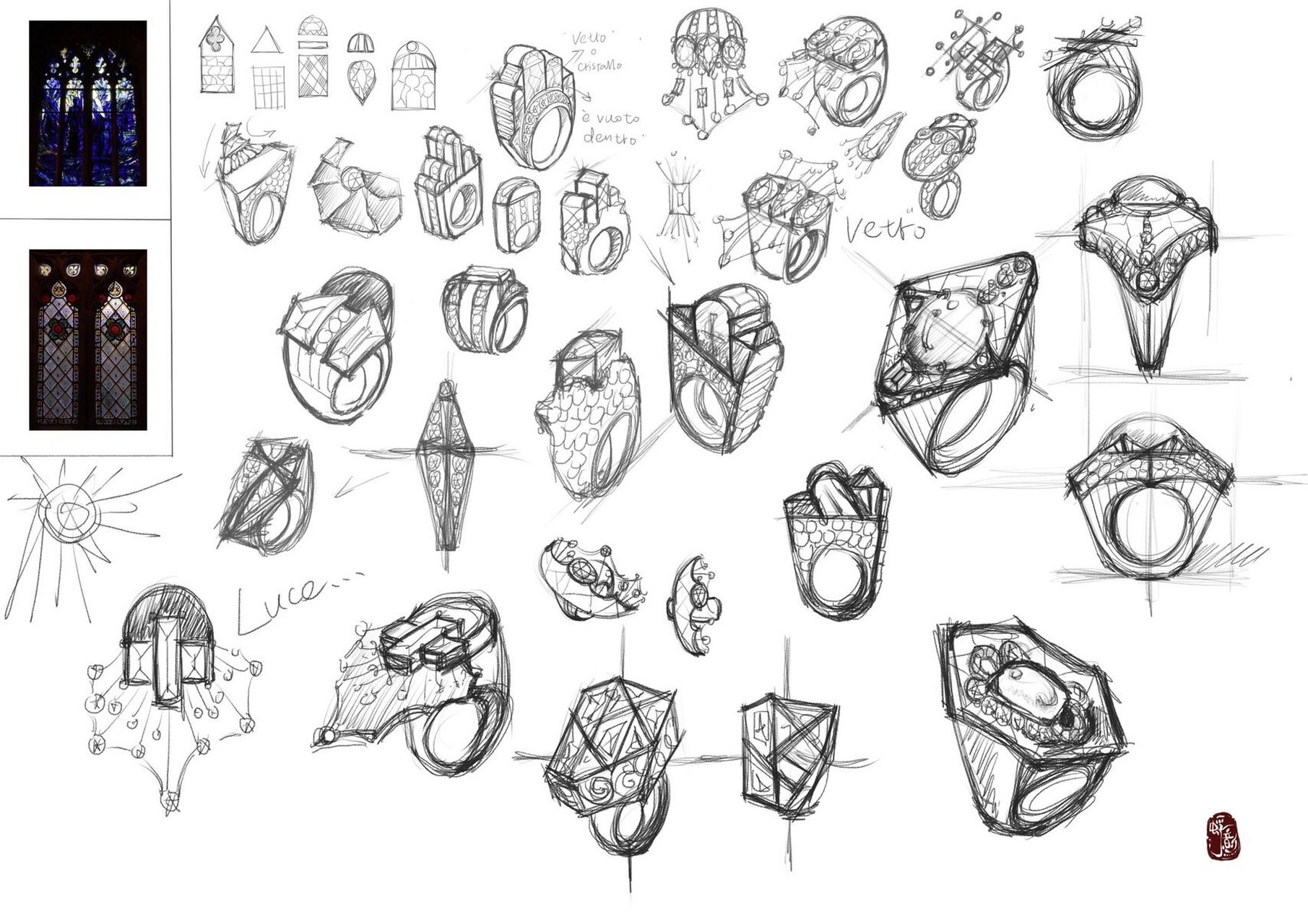 珠宝设计思路解析16615-草图篇(干货 939393 16615图片