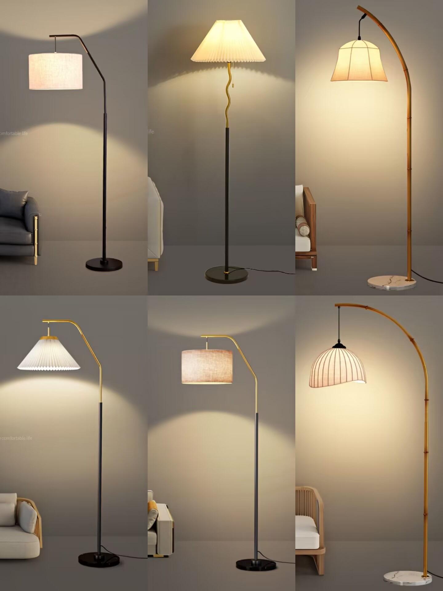 温馨的家,除了主灯之外, 落地灯作为辅助照明的氛围灯, 气质这一块