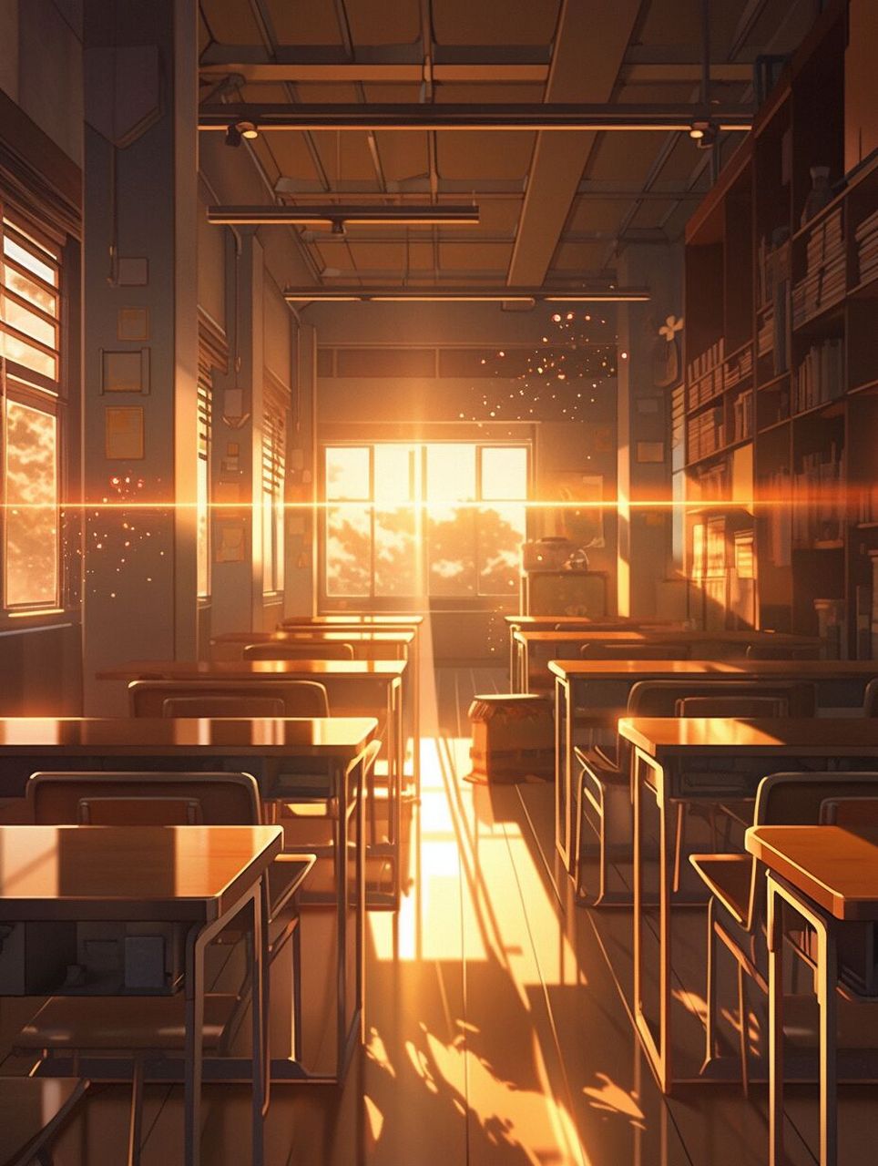 底图素材分享-校园教室           