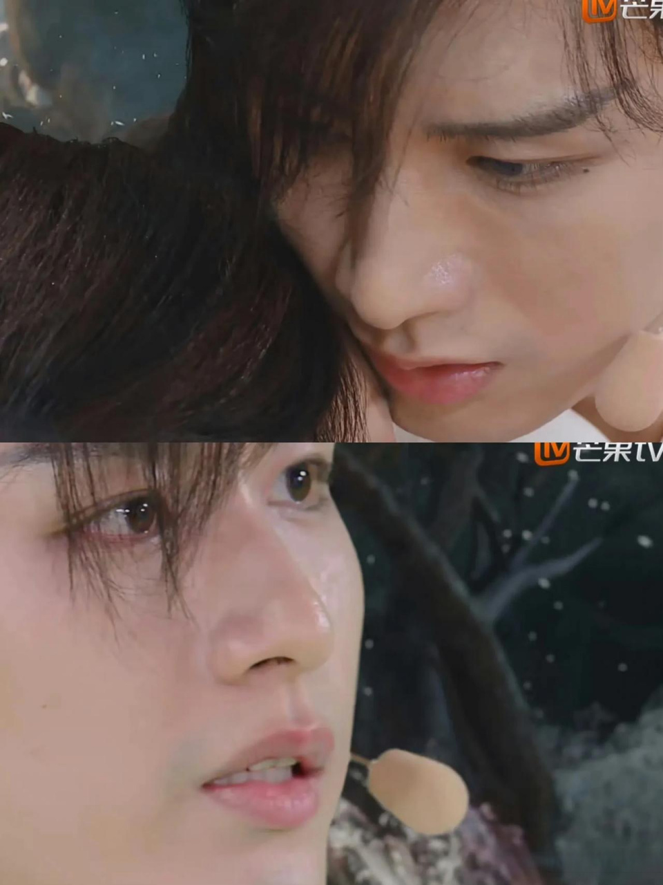 成毅这里好帅 这个时候没剪眼睫毛吗? 那颗泪痣好适合他娱乐我来评