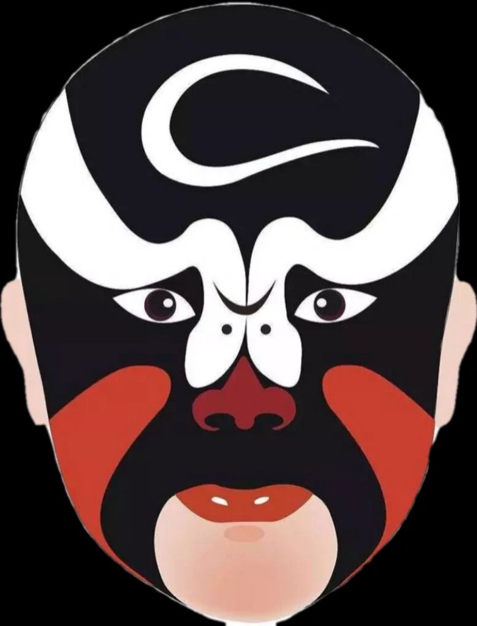 京剧脸谱|品味中华之美 90"蓝脸的窦尔敦盗御马,红脸的关公战长沙