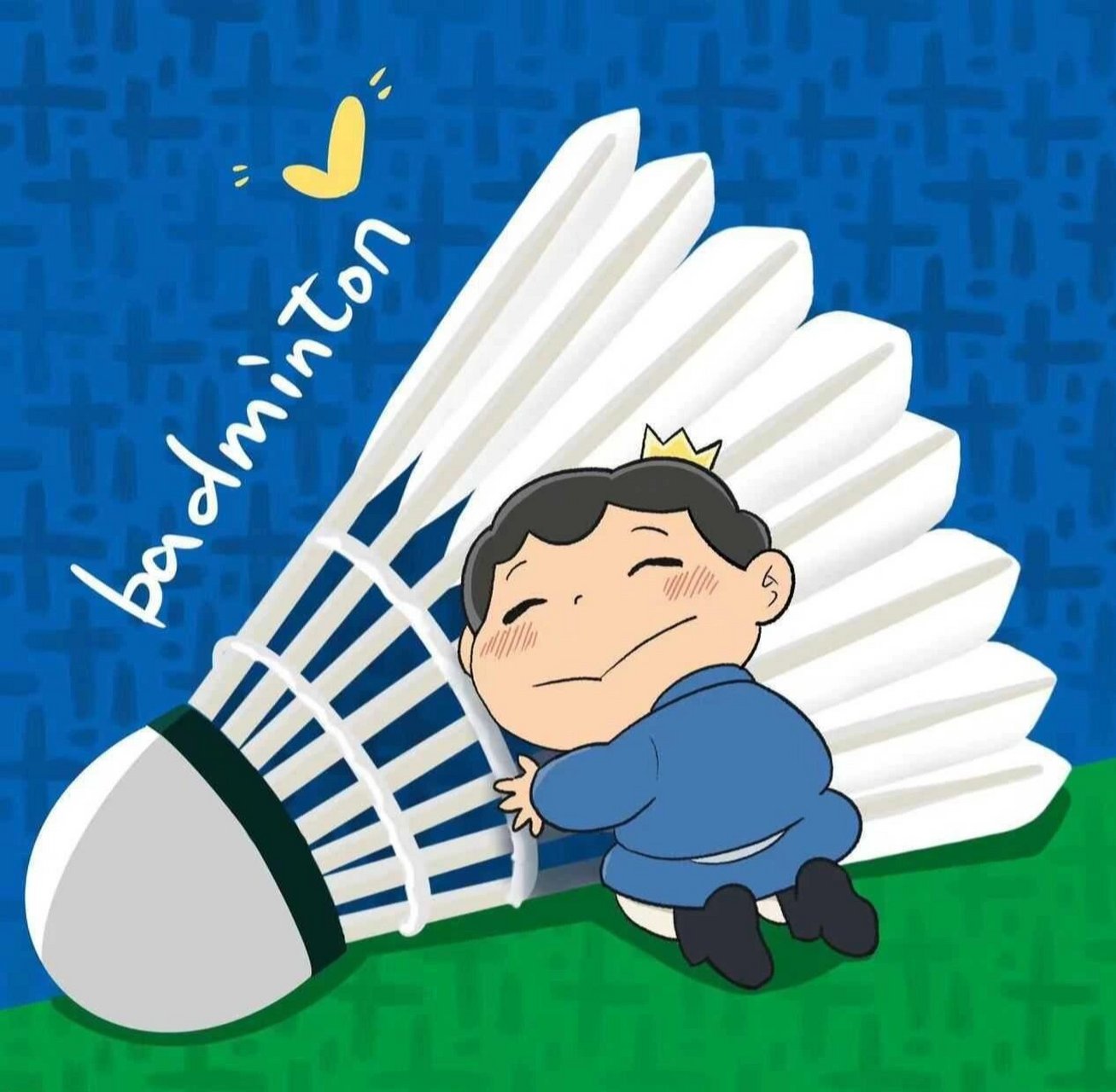 谁能拒绝如此可爱的羽毛球漫画呢 #波吉# #羽毛球