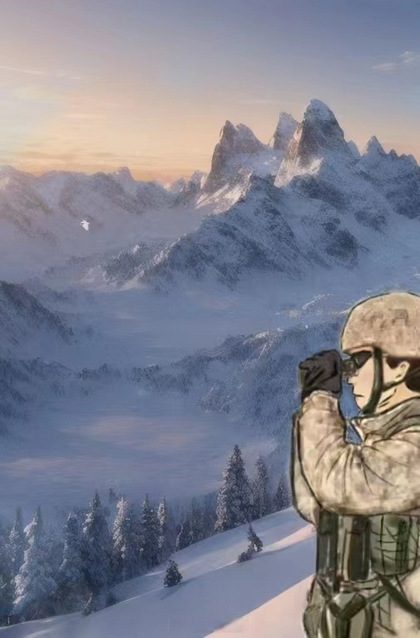 【#边关漫画写照官兵戍边生活#】近日,西藏军区某旅