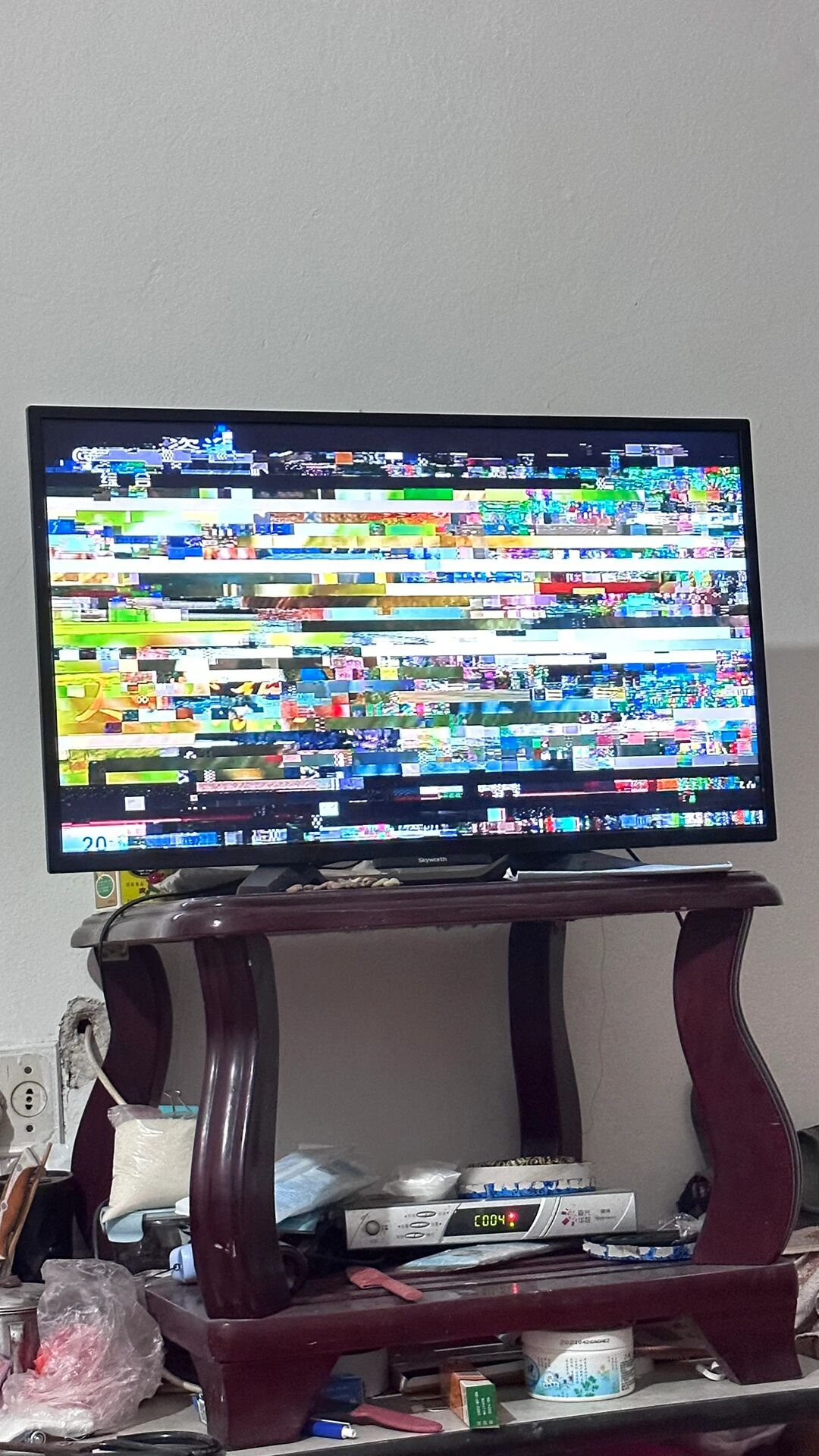 电视到点花屏 华数电视